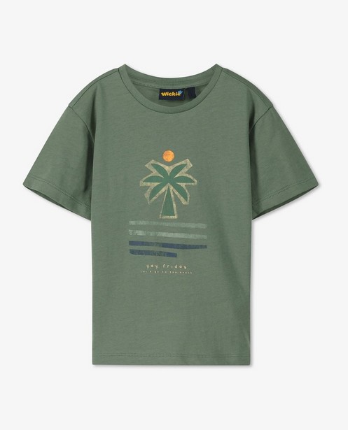 T-shirts - Donkergroen T-shirt Wickie