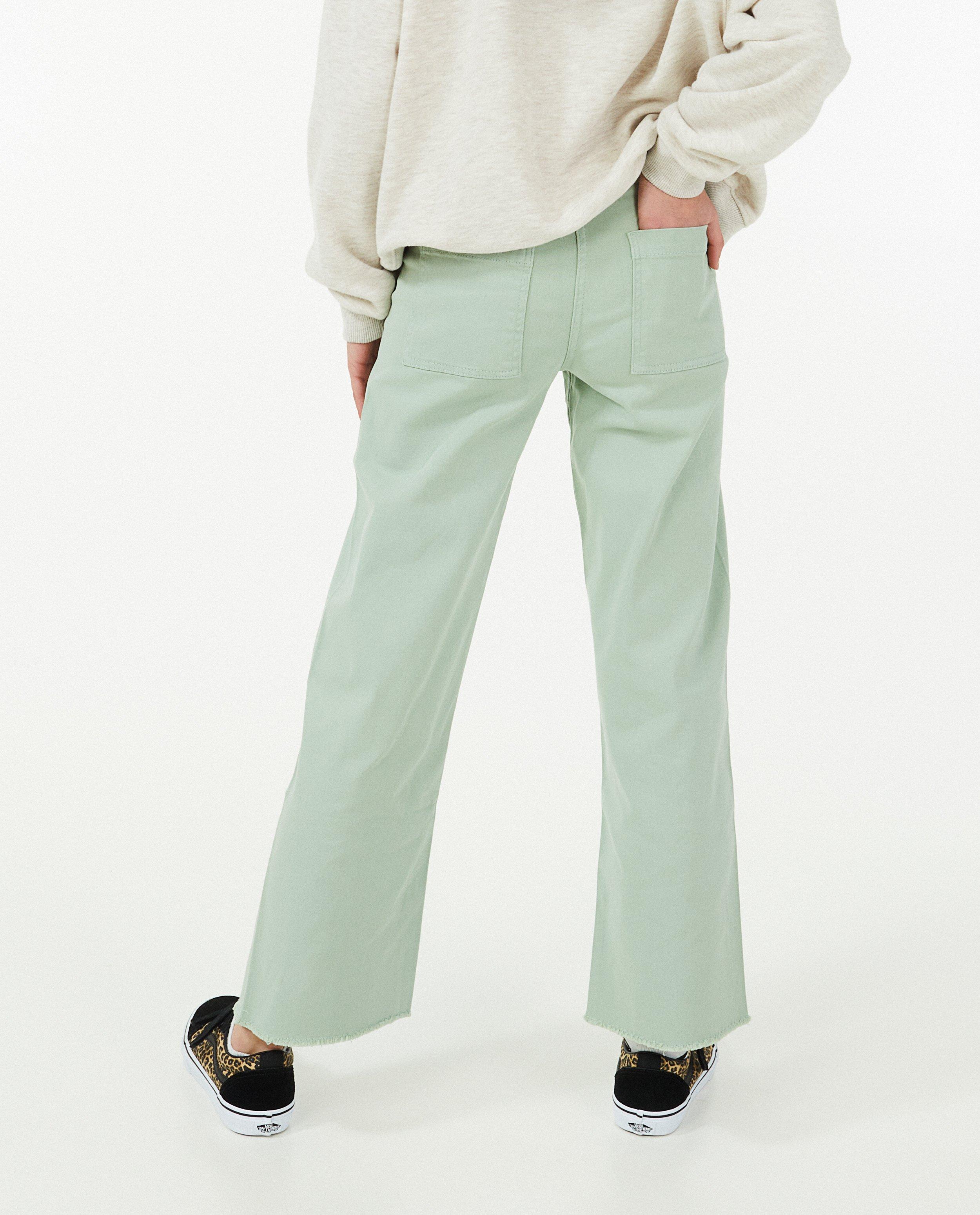 Jeans - Jupe-culotte verte en denim Pilar