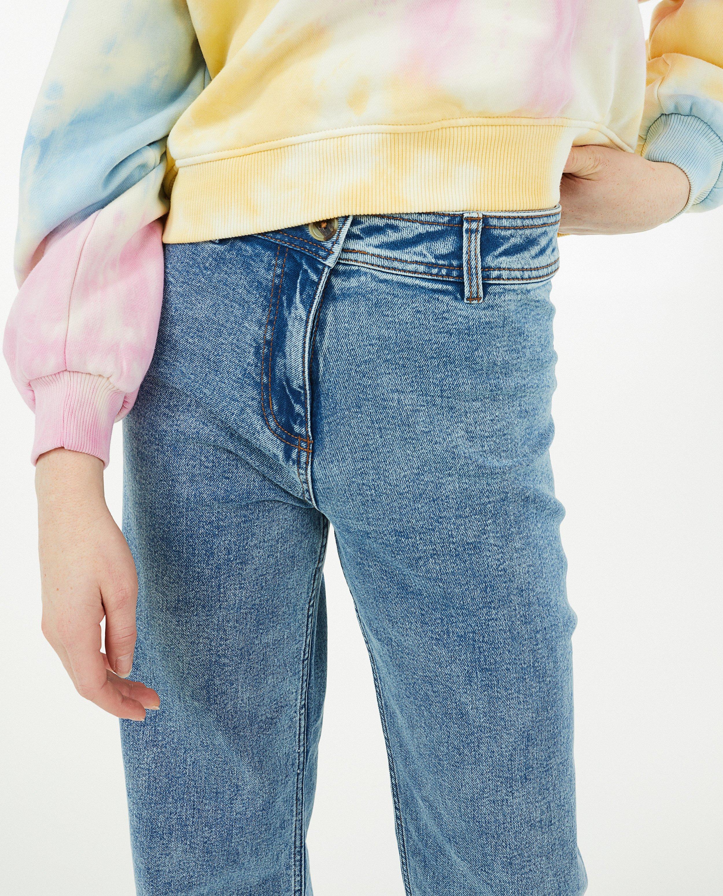 Jeans - Blauwe denim culotte Pilar