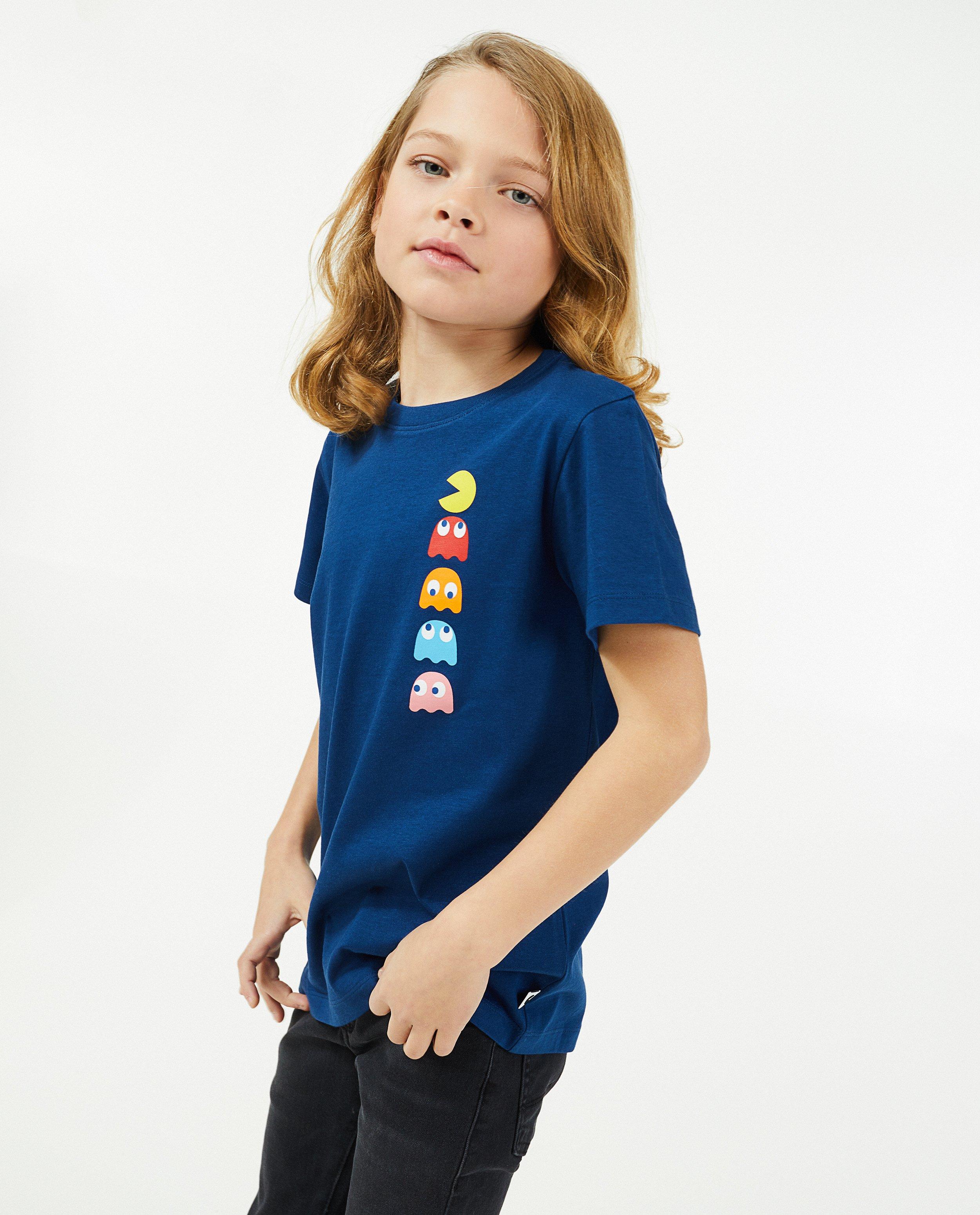 T-shirts - T-shirt bleu Pac-man