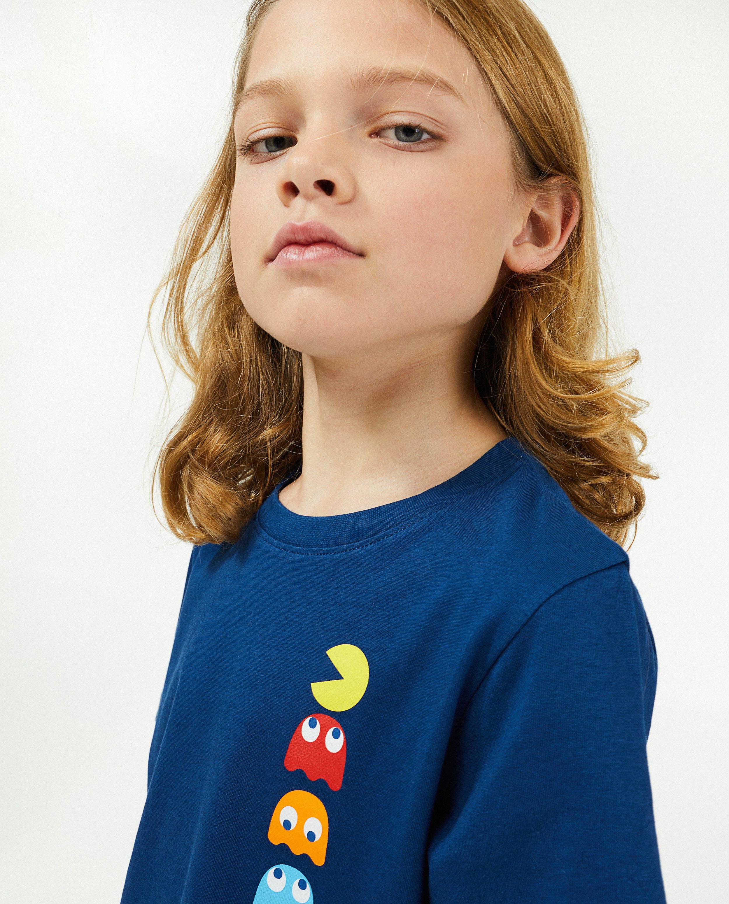 T-shirts - T-shirt bleu Pac-man