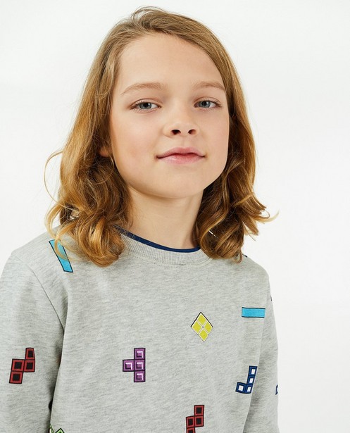 Sweaters - Sweater met Tetris-print