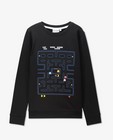 Sweaters - Zwarte longsleeve Pac-man