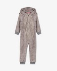 Pyjamas - Combinaison animal grise, 2-7 ans