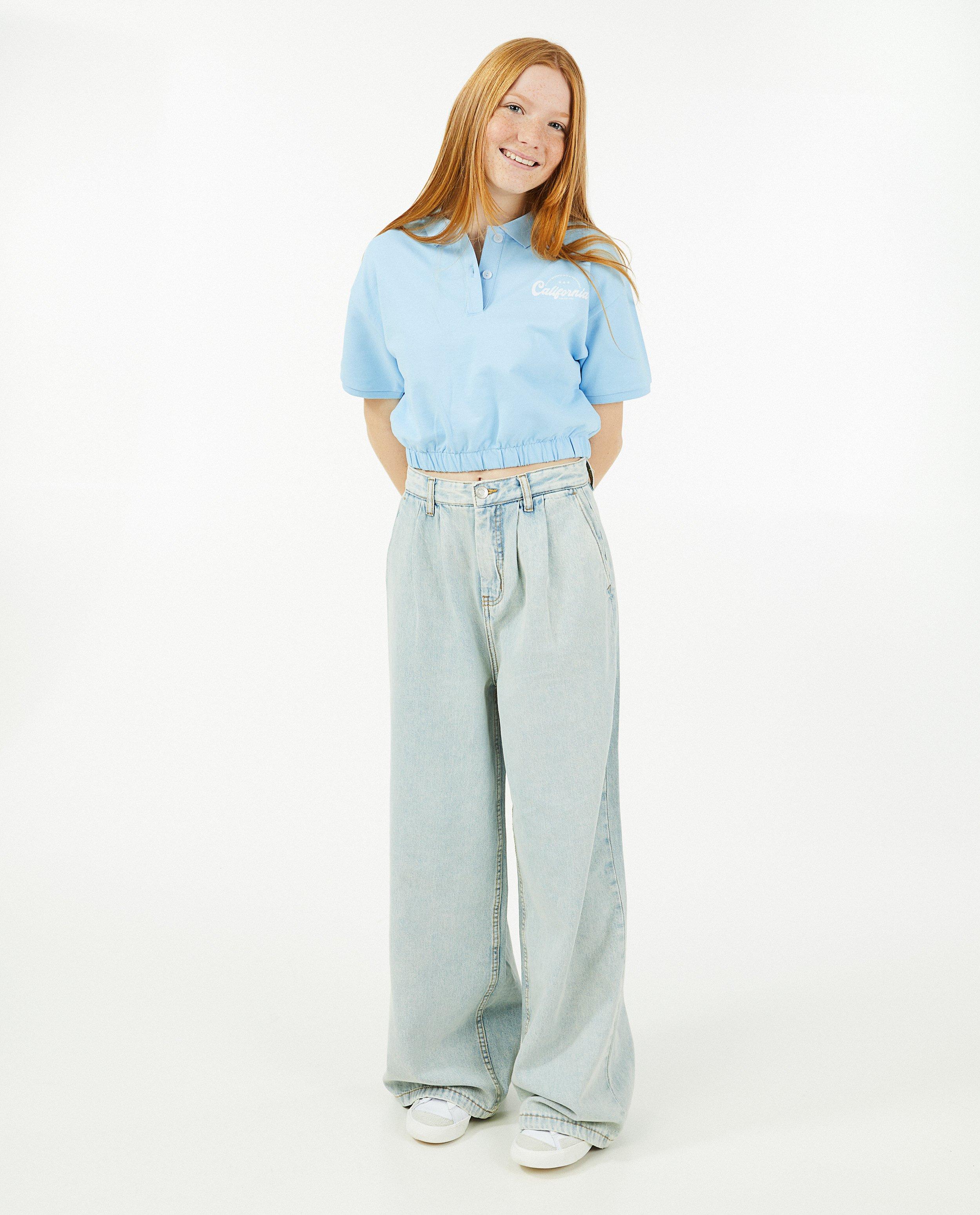 Bleke jeans met wijde pijpen - null - Groggy