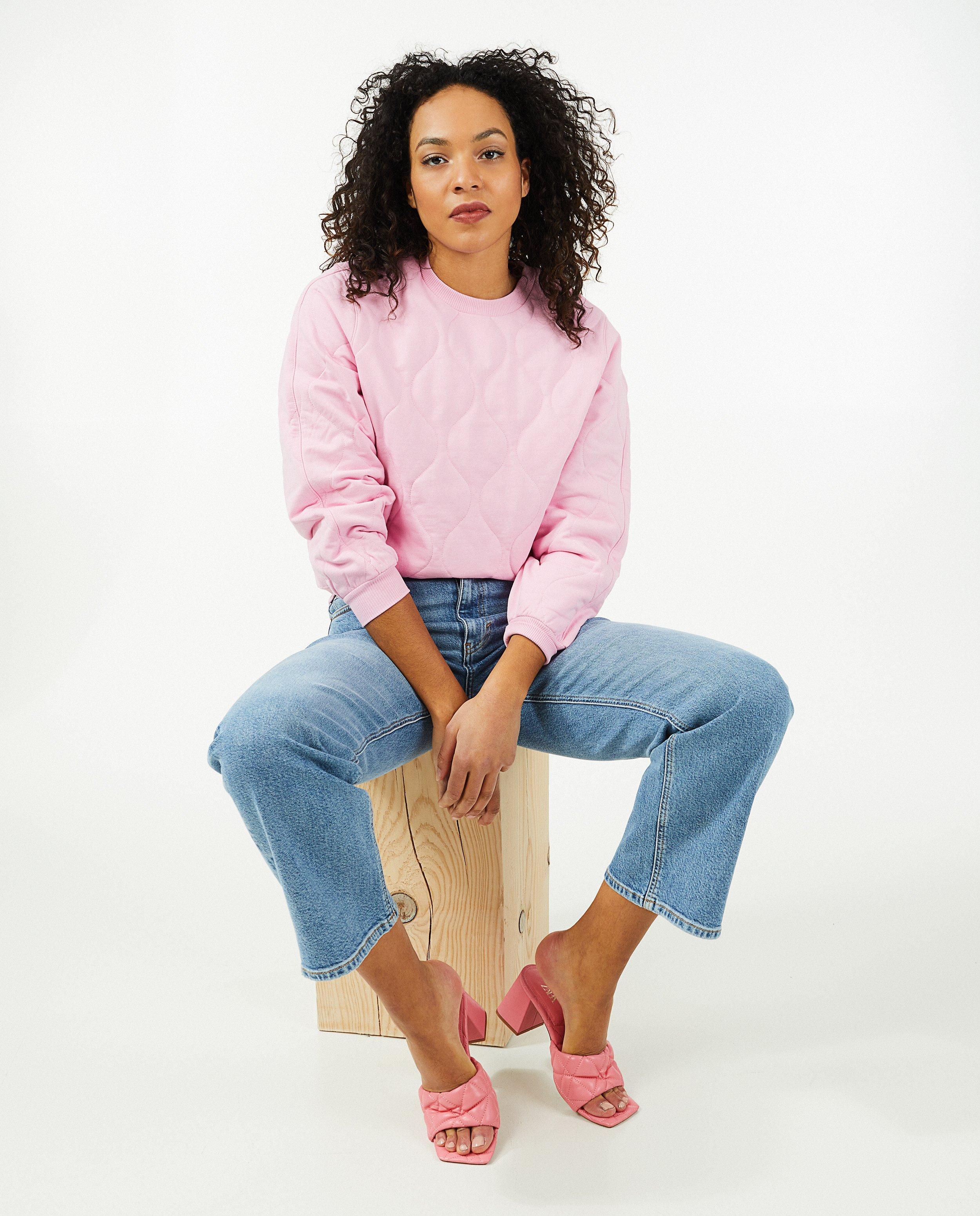 Sweats - Sweat beige matelassé