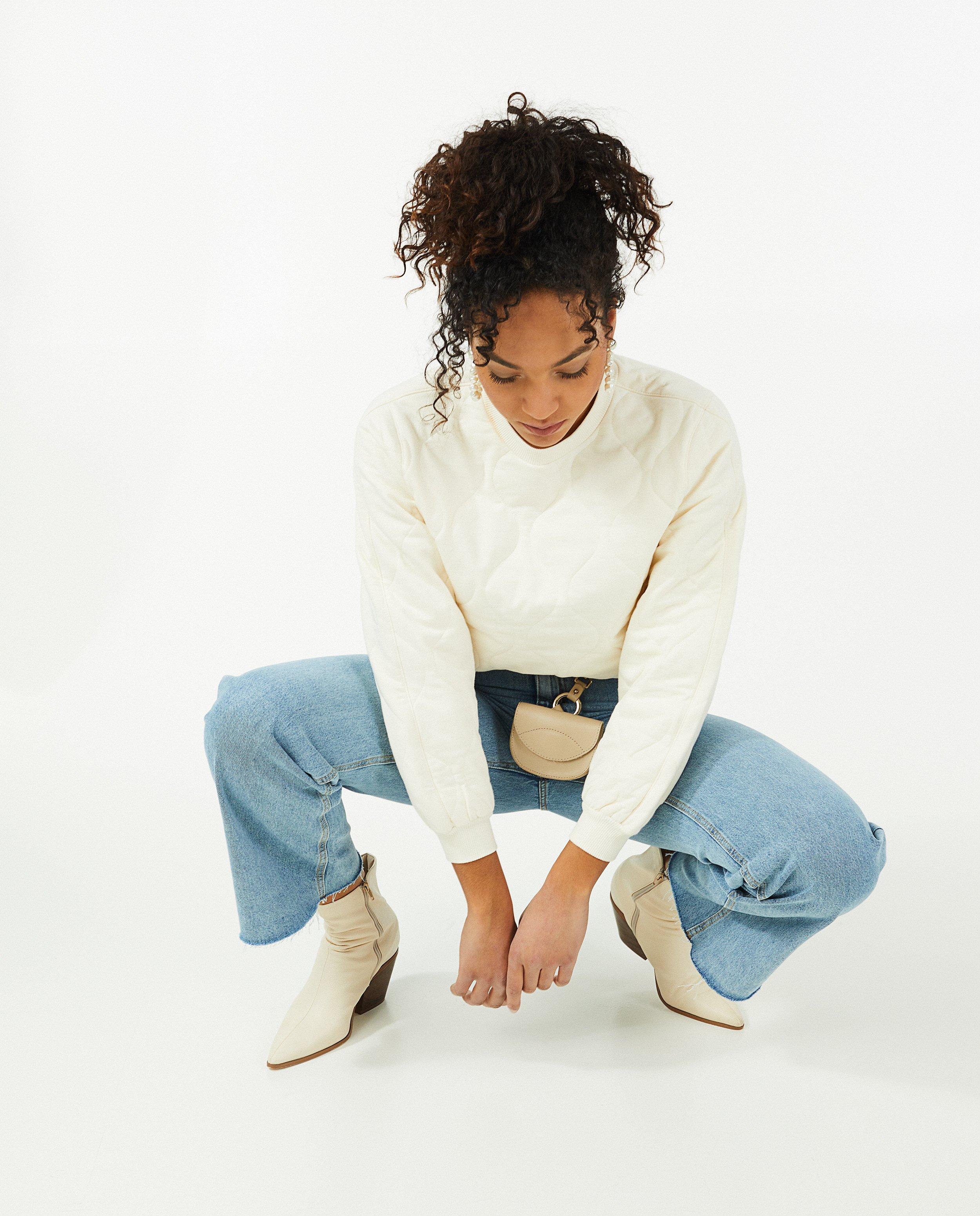 Beige quilted sweater - null - Sora