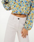 Jeans - Donkerroze culotte