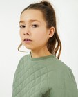 Sweaters - Groene quilted sweater