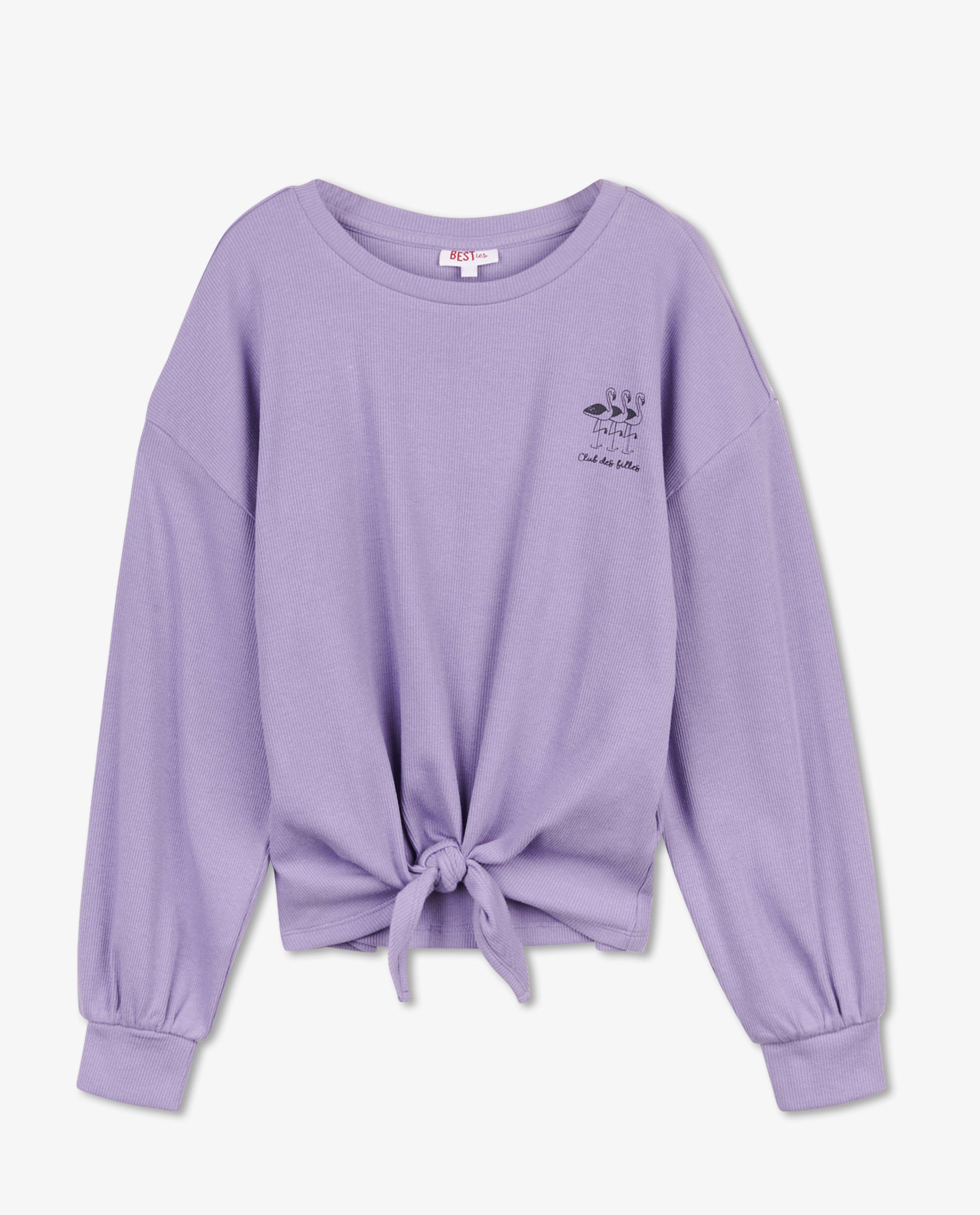 Sweaters - Rode sweater met knoopdetail