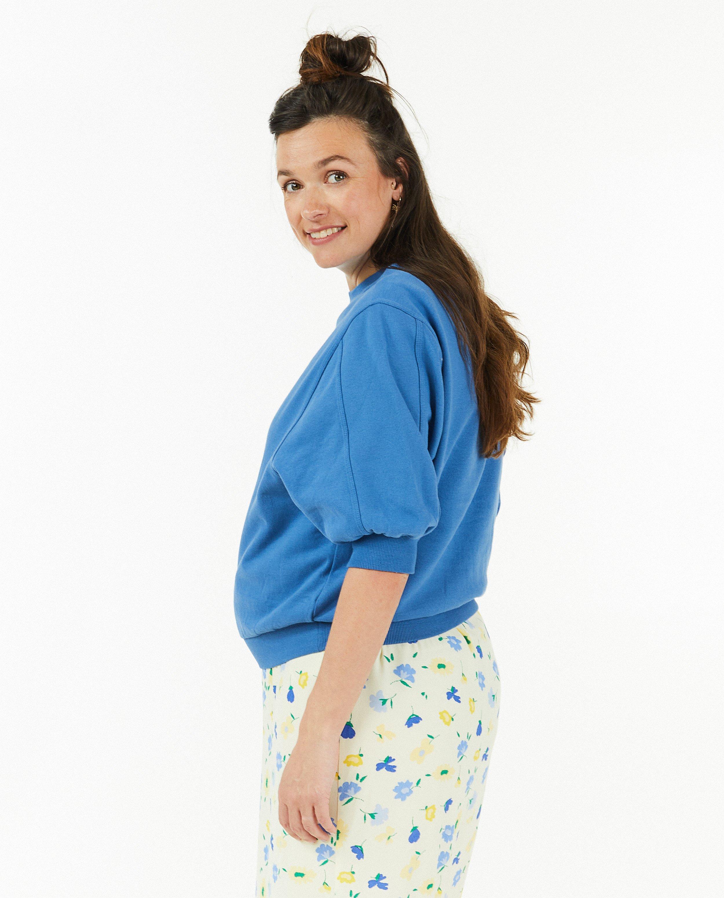 Sweats - Sweat bleu Atelier Maman