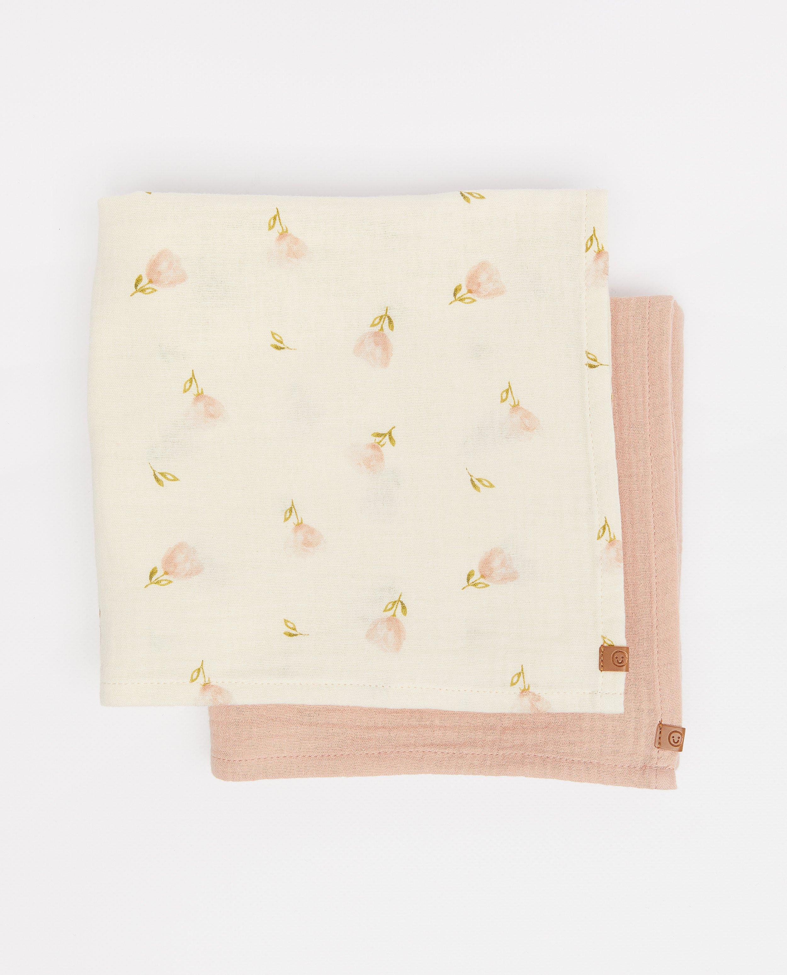 Lot de 2 serviettes en tétra douces - null - Cuddles and Smiles