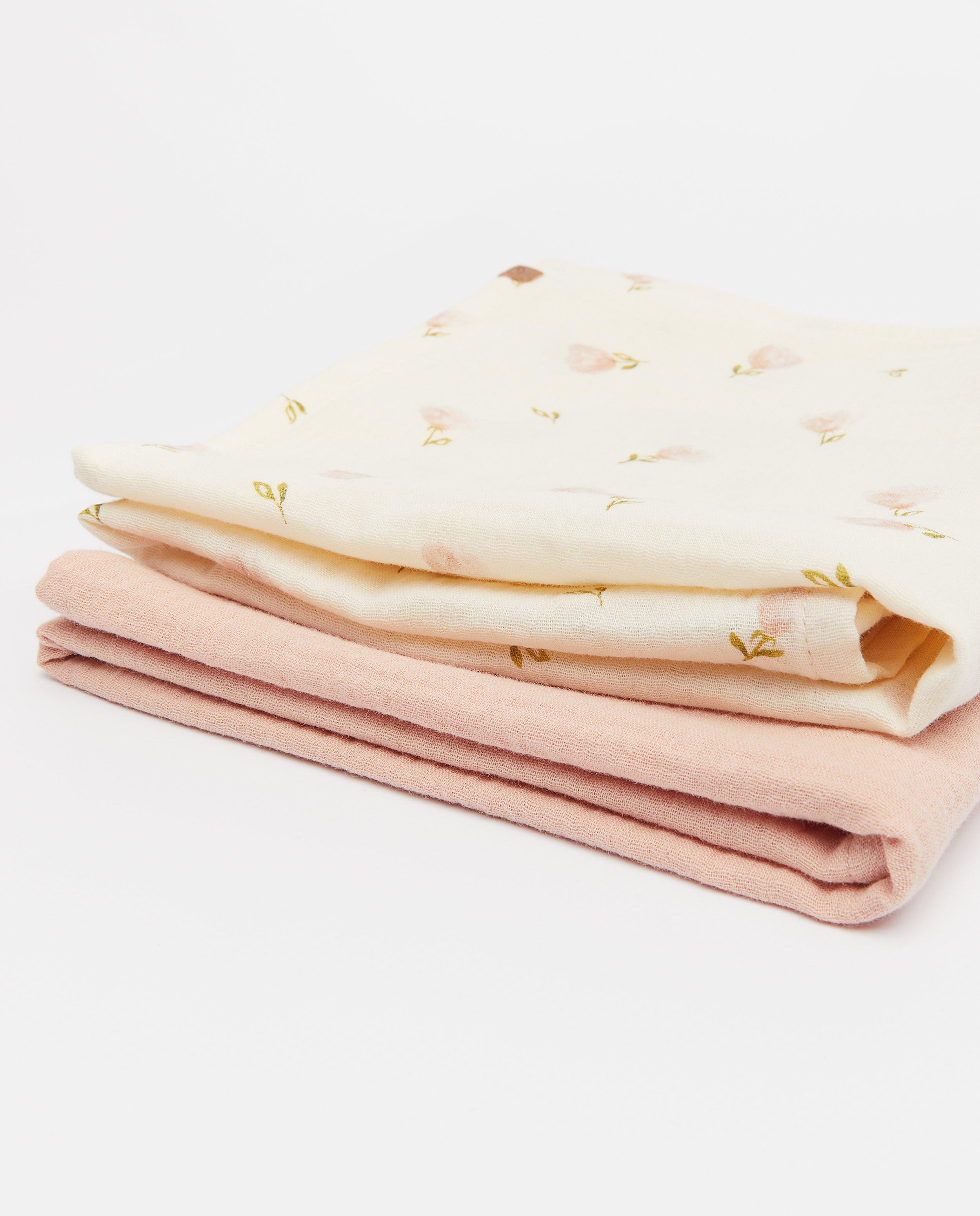 Babyspulletjes - Set van 2 zachte tetradoeken