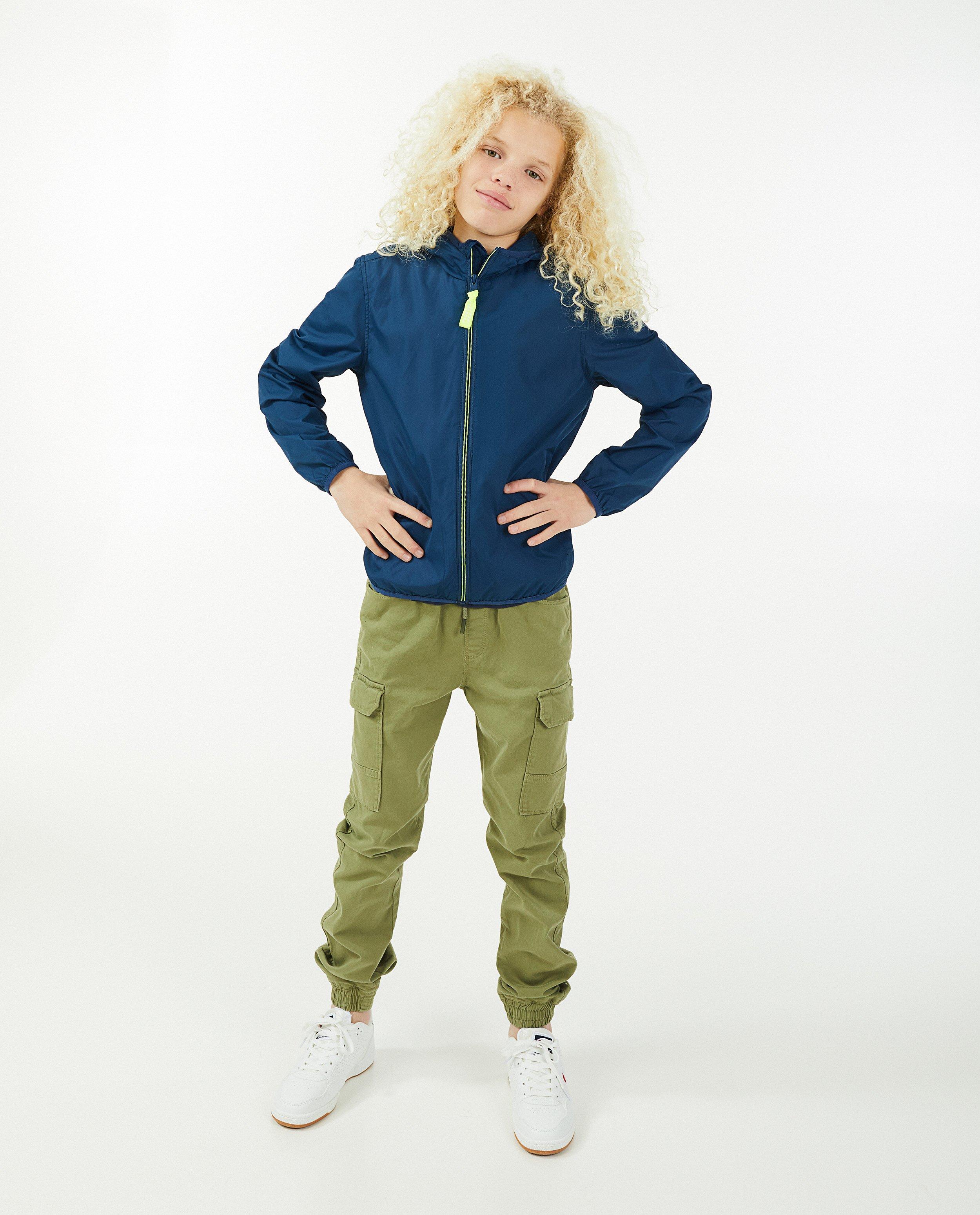 Blauwe regenjas, 7-14 jaar - null - Fish & Chips