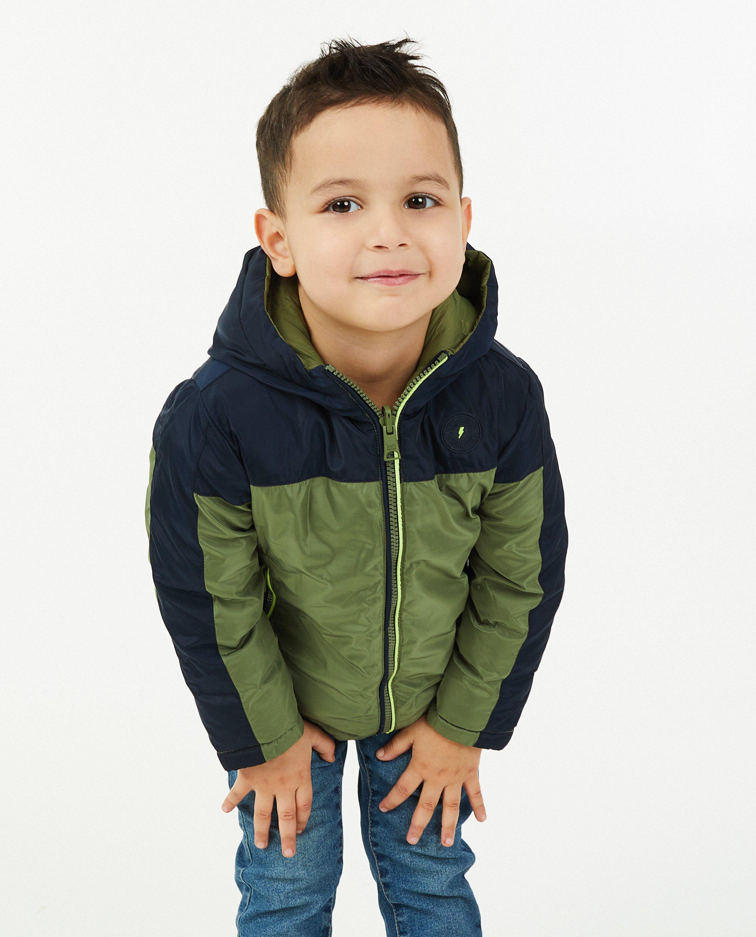 Omkeerbare groene jas, 2-7 jaar - Product Detail - khaki - afbeelding nummer 2