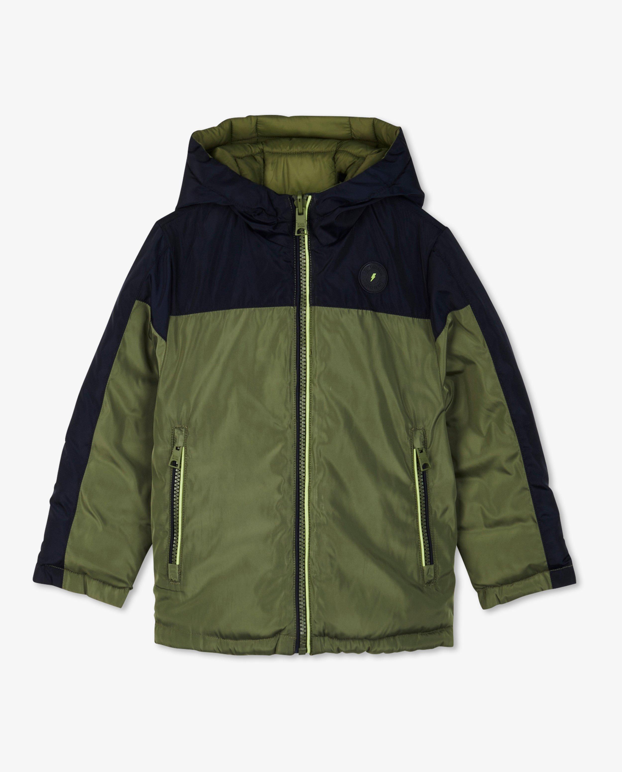 Omkeerbare groene jas, 2-7 jaar - Product Detail - khaki - afbeelding nummer 4