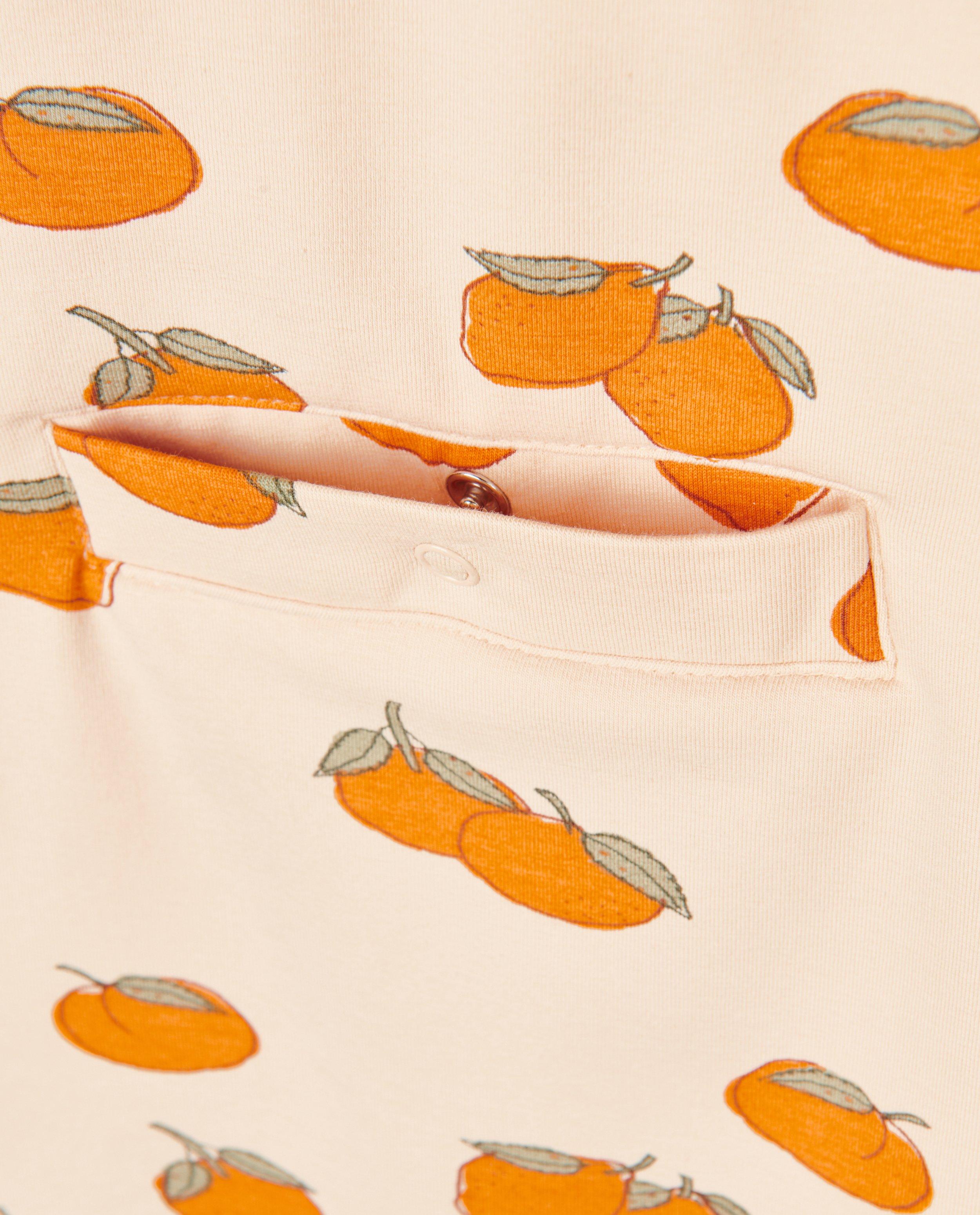 Babyspulletjes - Oranje slaapzak met gordelopening
