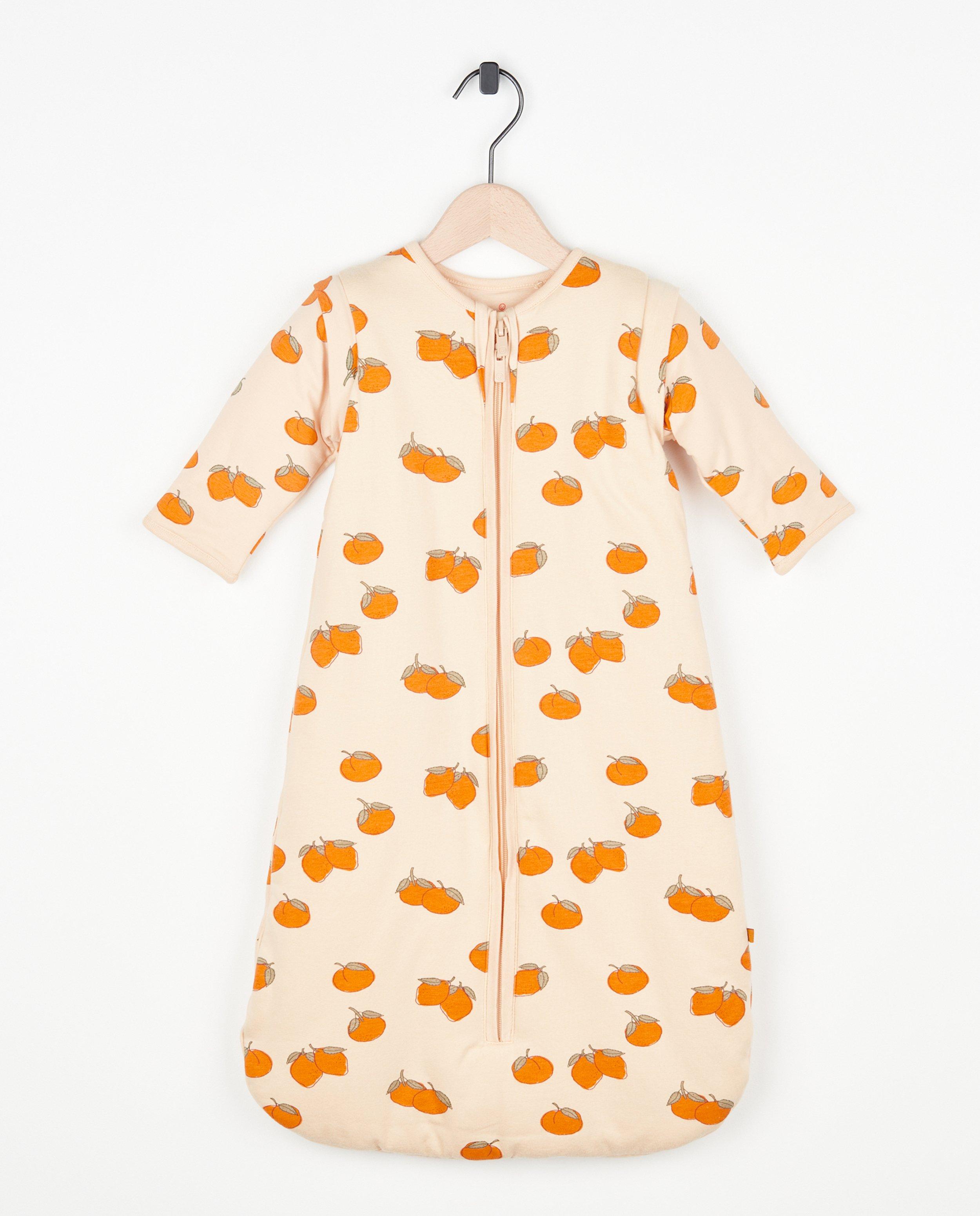 Oranje slaapzak met gordelopening - null - Cuddles and Smiles