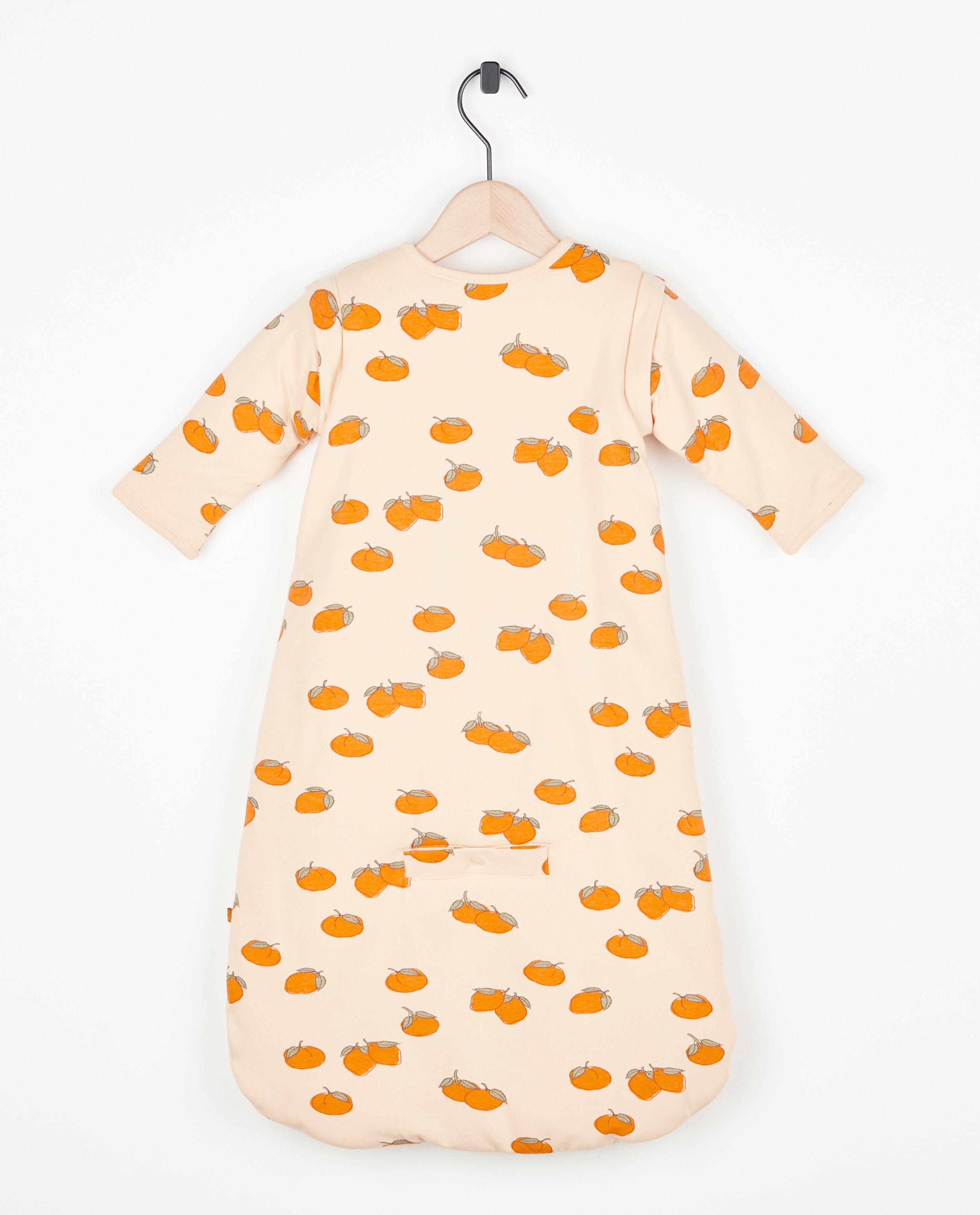 Babyspulletjes - Oranje slaapzak met gordelopening