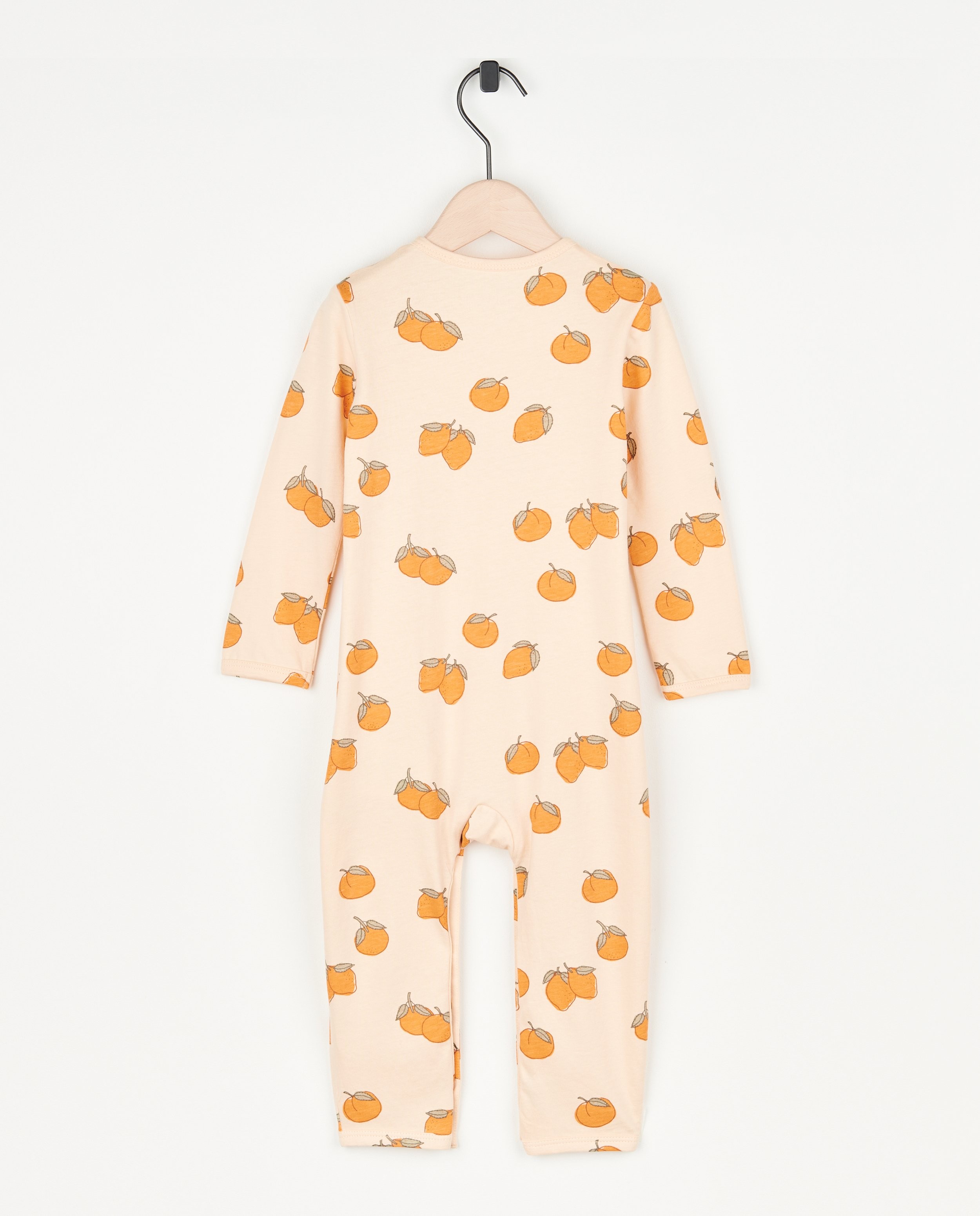 Nachtkleding - Oranje pyjama met fruitprint