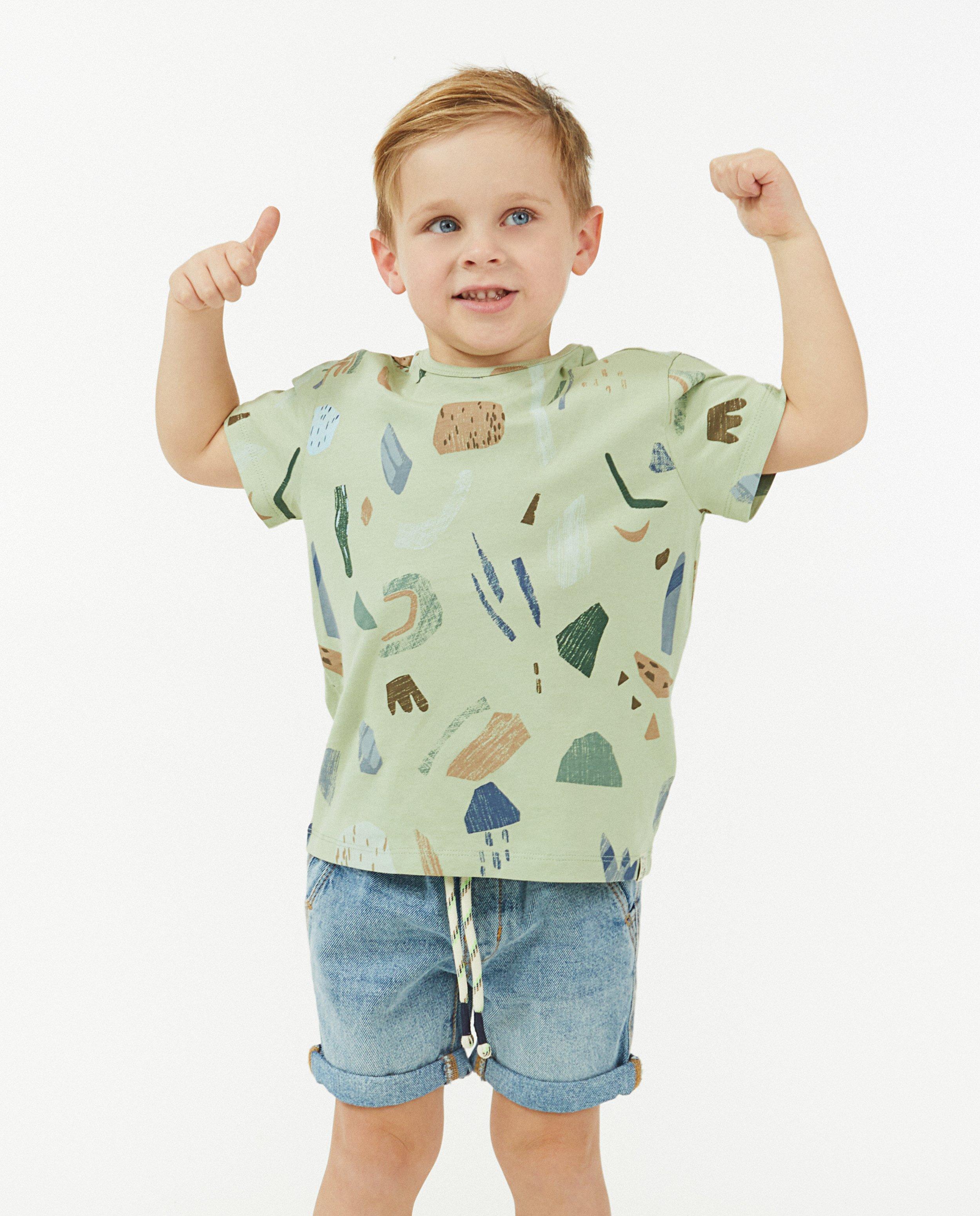 T-shirts - Ecru T-shirt met print Wickie
