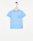 Blauw T-shirtje met borstzakje - null - Cuddles and Smiles