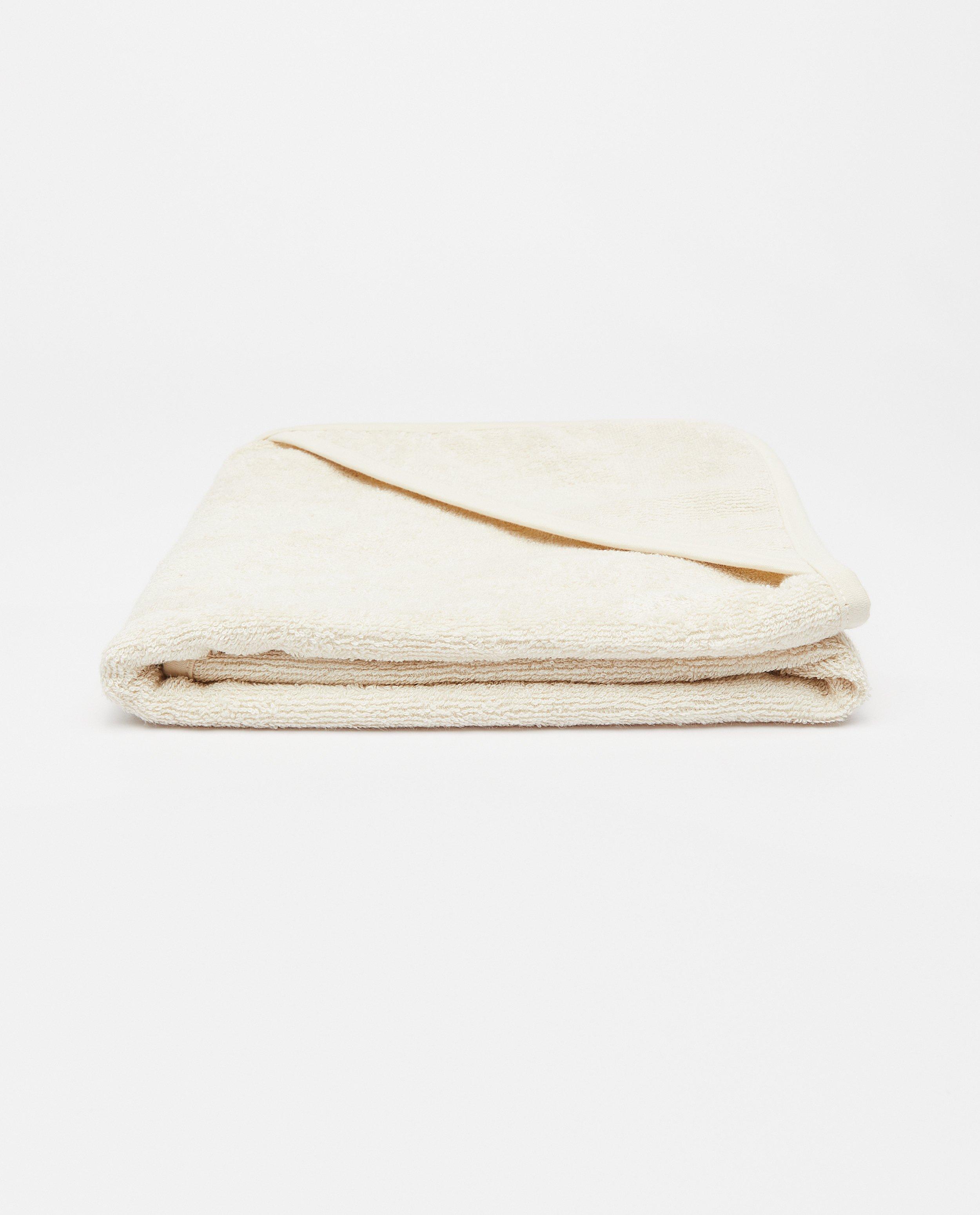 Accessoires pour bébés - Cape de bain écrue en bambou