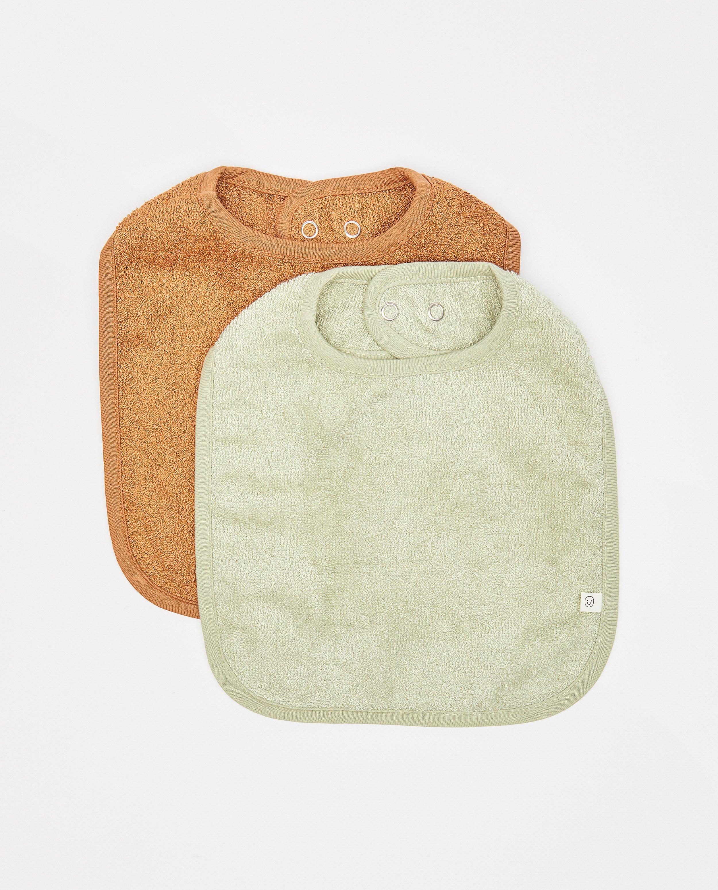 Set van 2 bamboo slabbetjes - null - Cuddles and Smiles