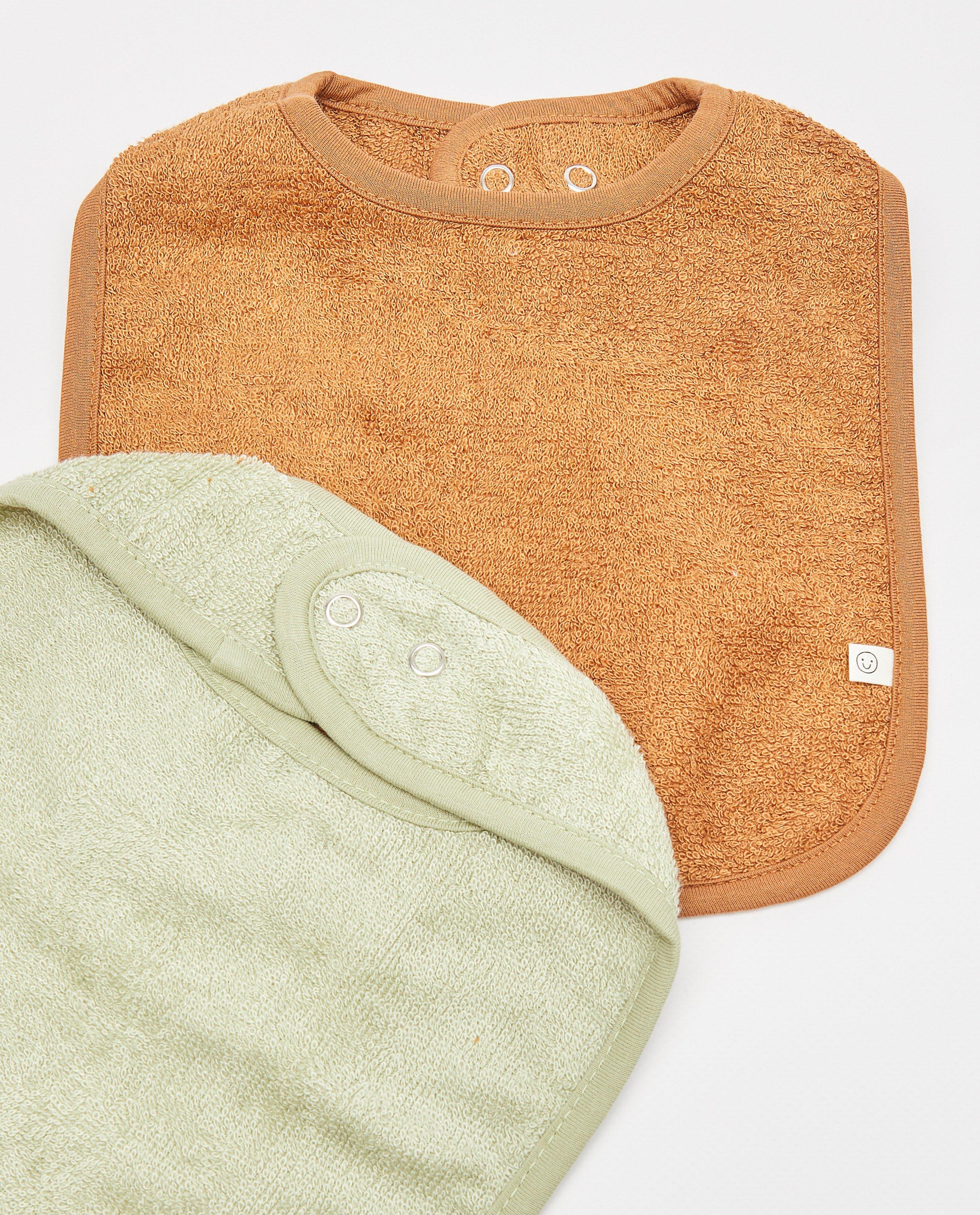 Babyspulletjes - Set van 2 bamboo slabbetjes