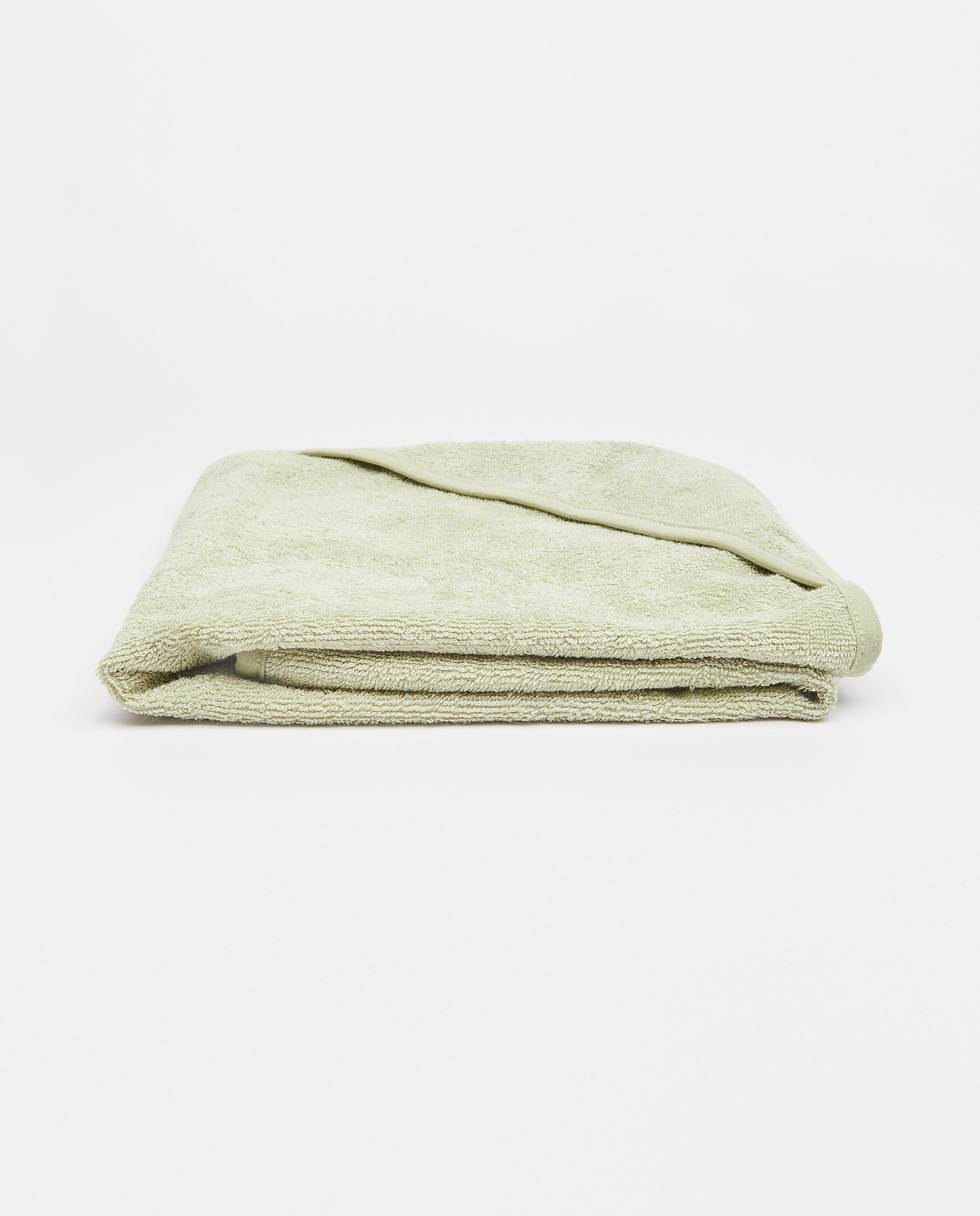 Babyspulletjes - Groene bamboo badcape