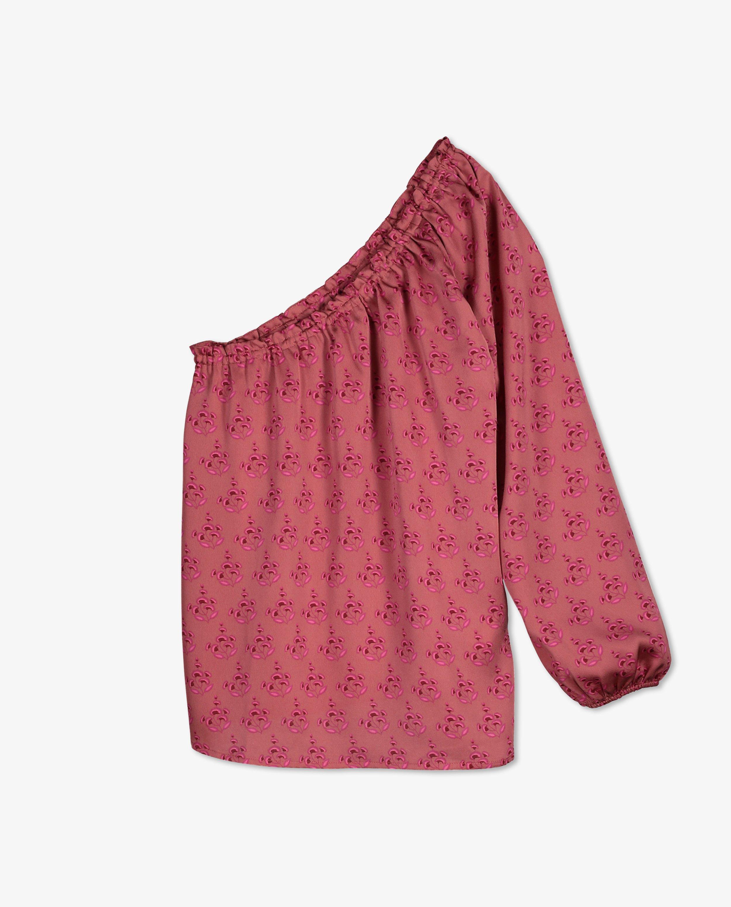Top asym&eacute;trique Kim Van Oncen - D&eacute;tails du produit - rose - image num&eacute;ro 4