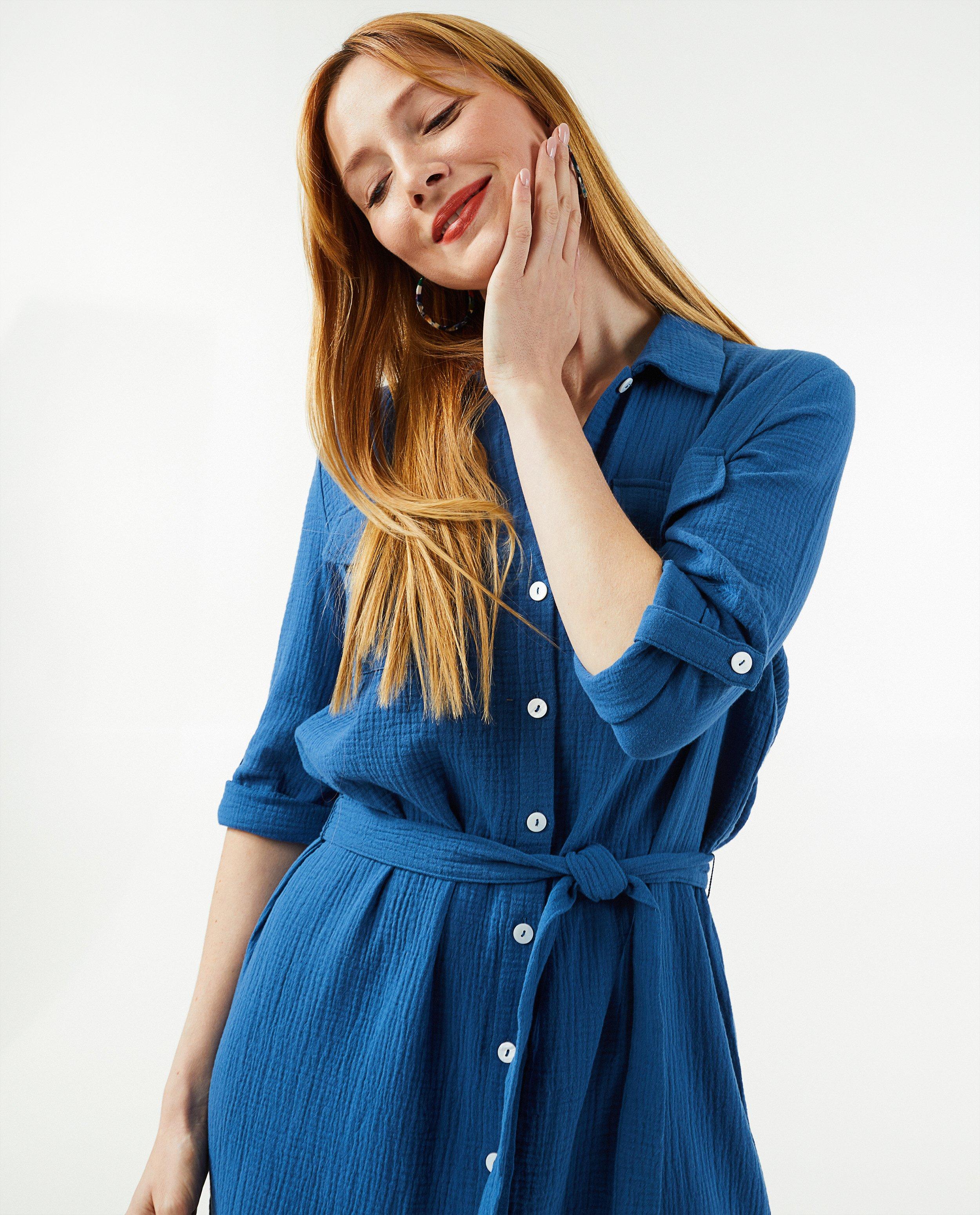 Blauwe jurk Sora - null - Sora