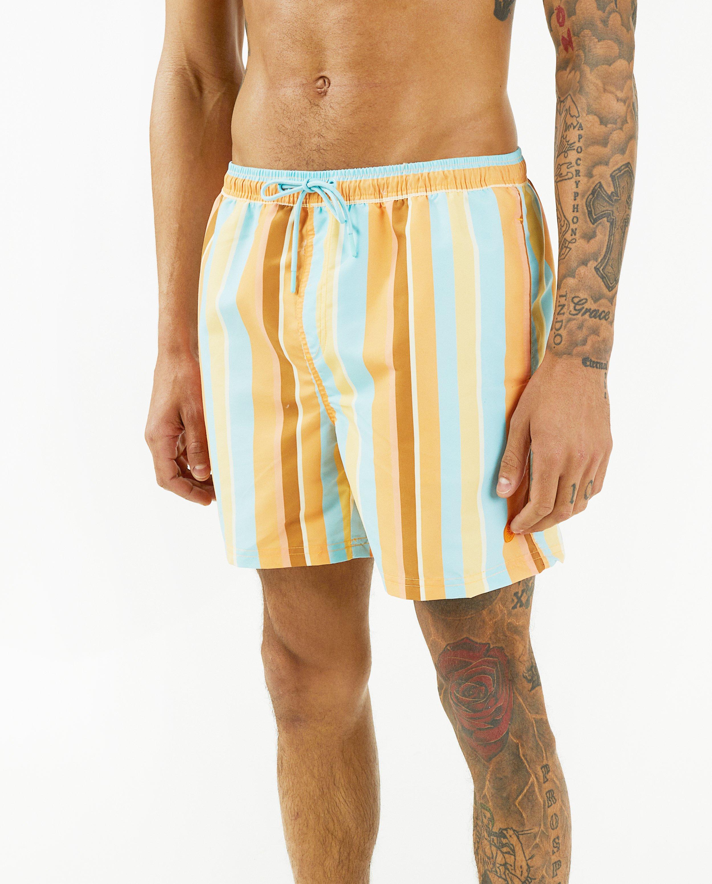 Maillots de bain - Short de bain rayé, hommes