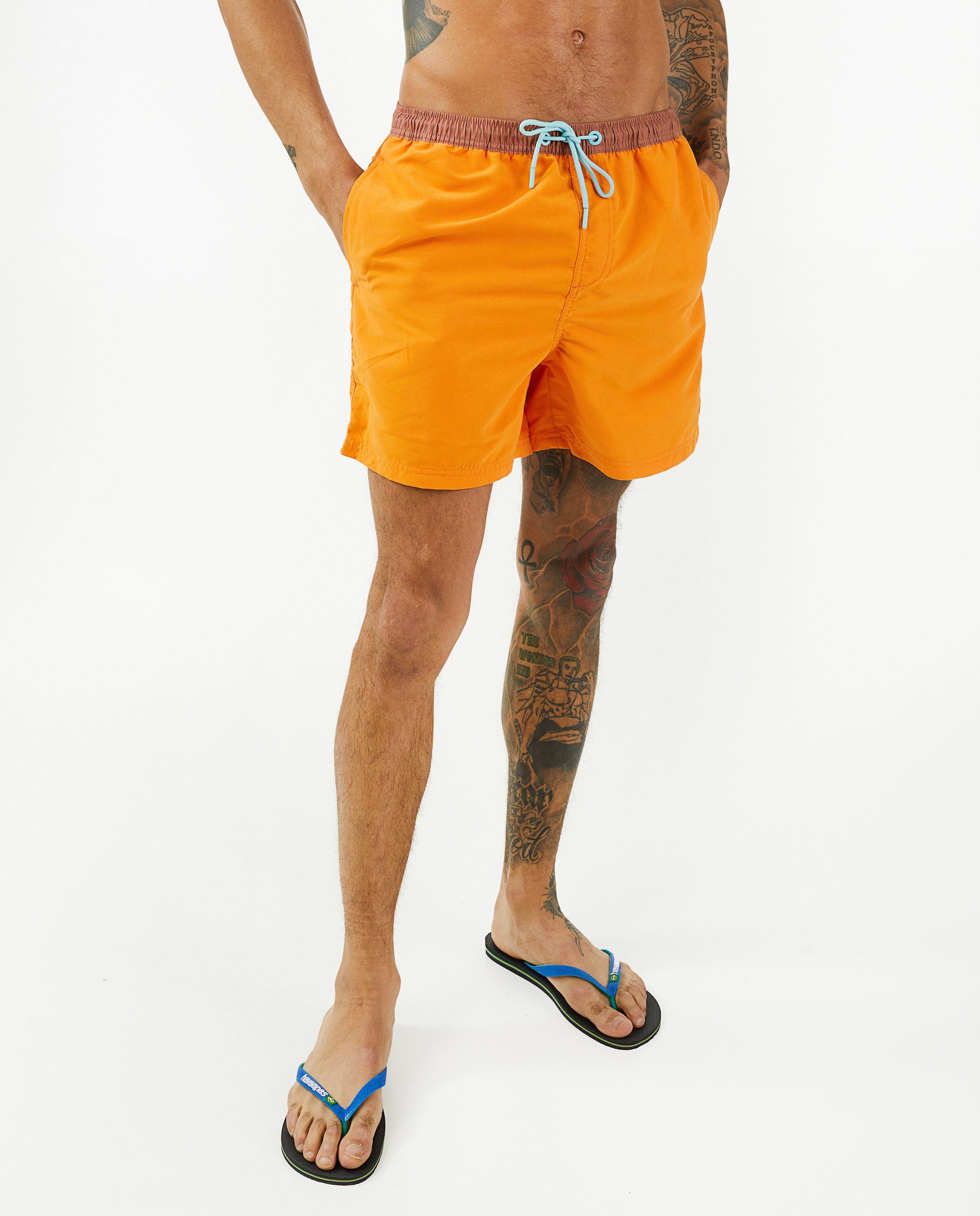 Oranje zwemshort, heren - Product Detail - oranje - afbeelding nummer 2