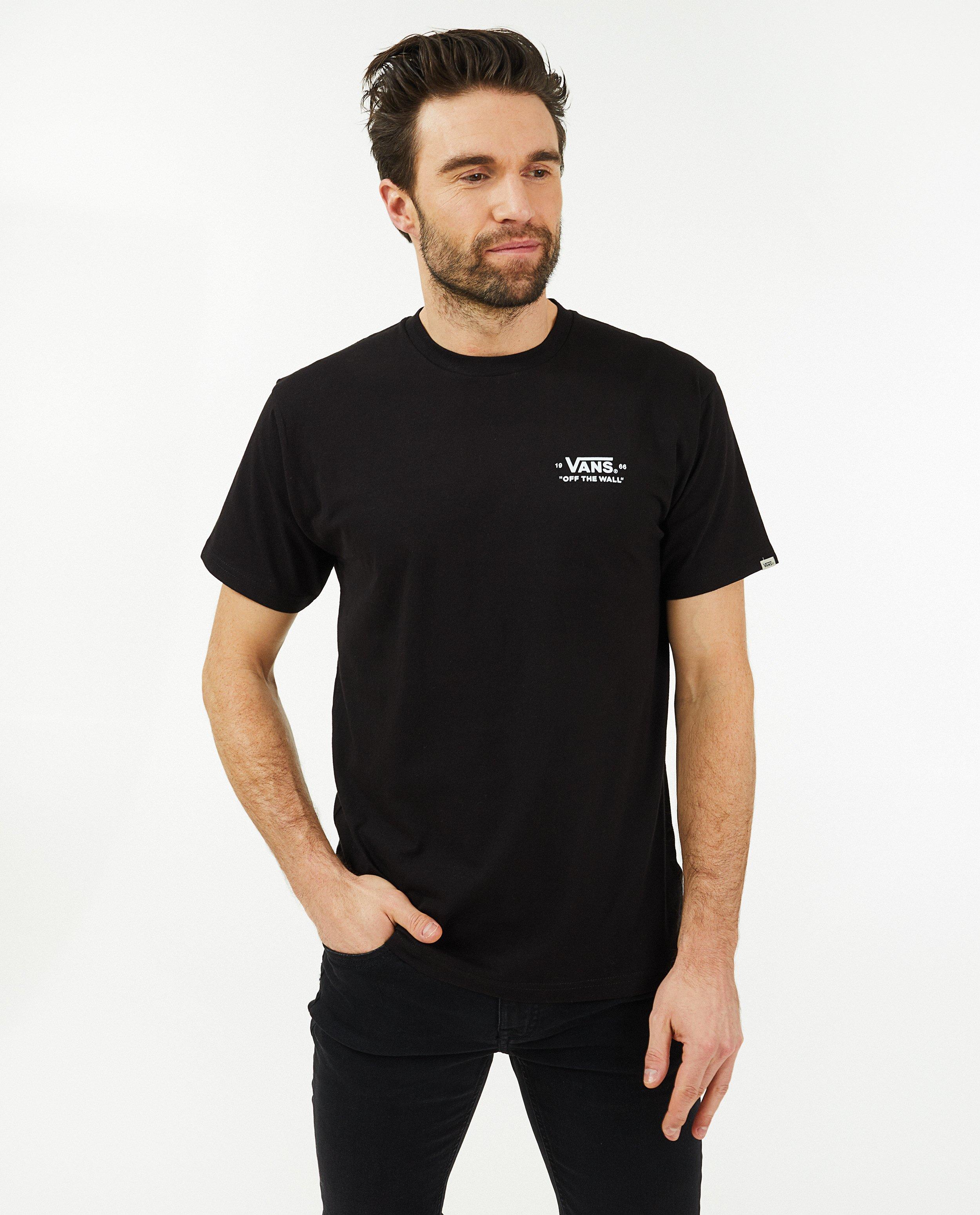 T-shirts - T-shirt noir à imprimé Vans