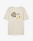 T-shirts - Offwhite T-shirt met print CKS
