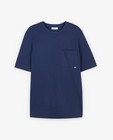 T-shirts - T-shirt bleu avec une poche de poitrine CKS