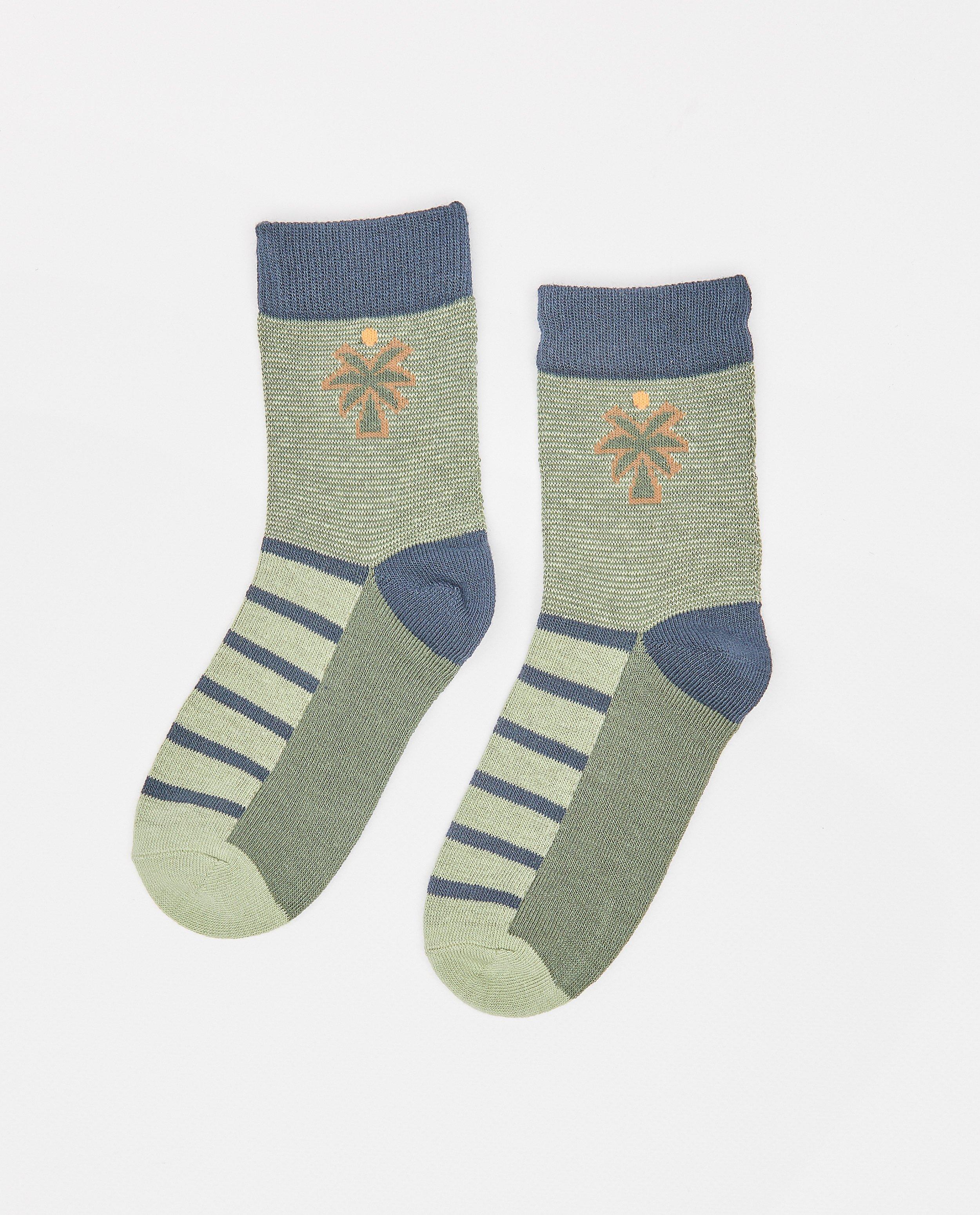 Groene kousen met print Wickie - null - JBC