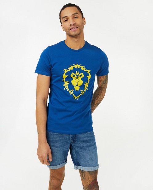 T-shirts - Blauw Alliance T-shirt WoW