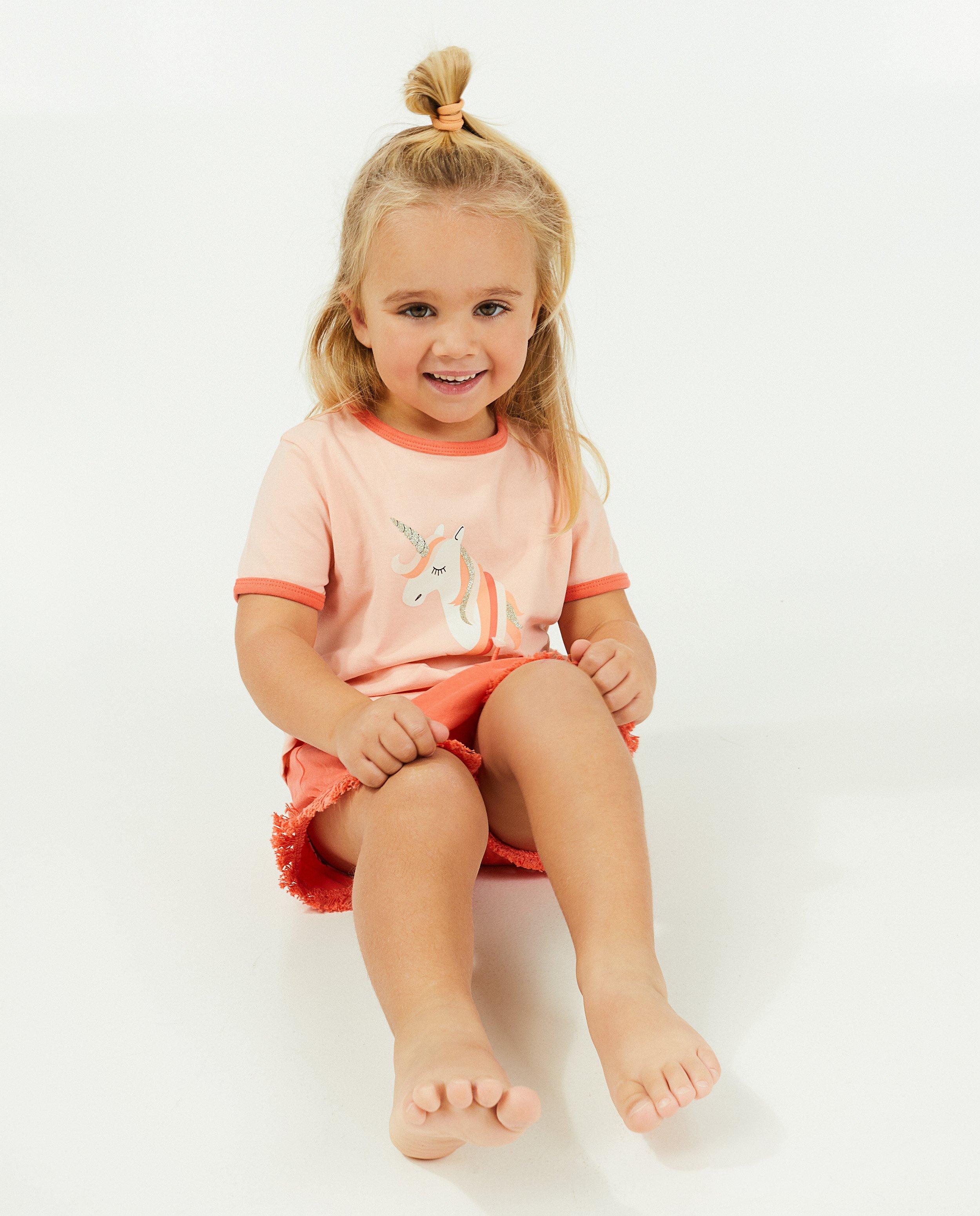 Nachtkleding - Roze pyjama met eenhoorn