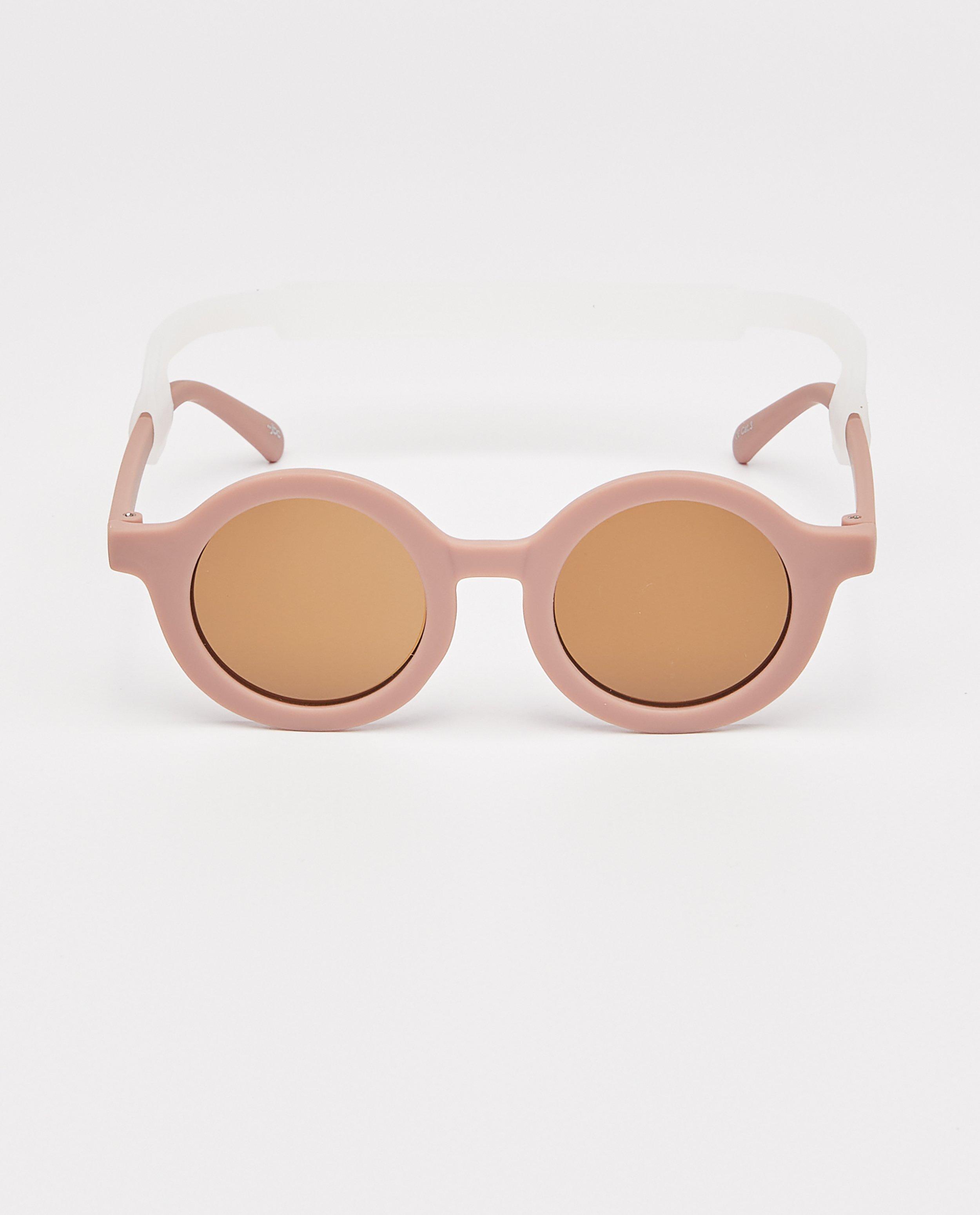 Zonnebrillen - Paarse zonnebril met ronde glazen