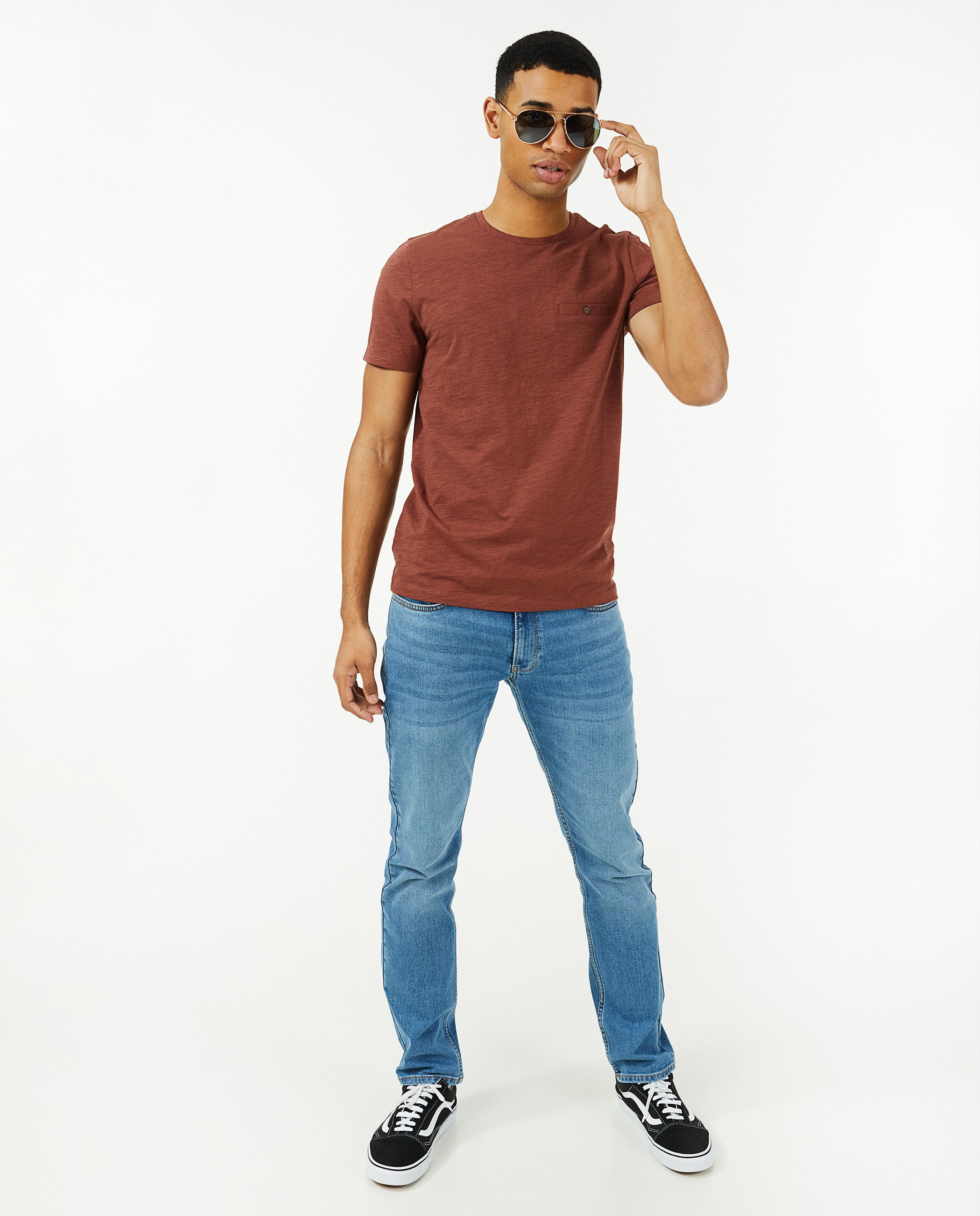 Zwart T-shirt van biokatoen - null - Quarterback