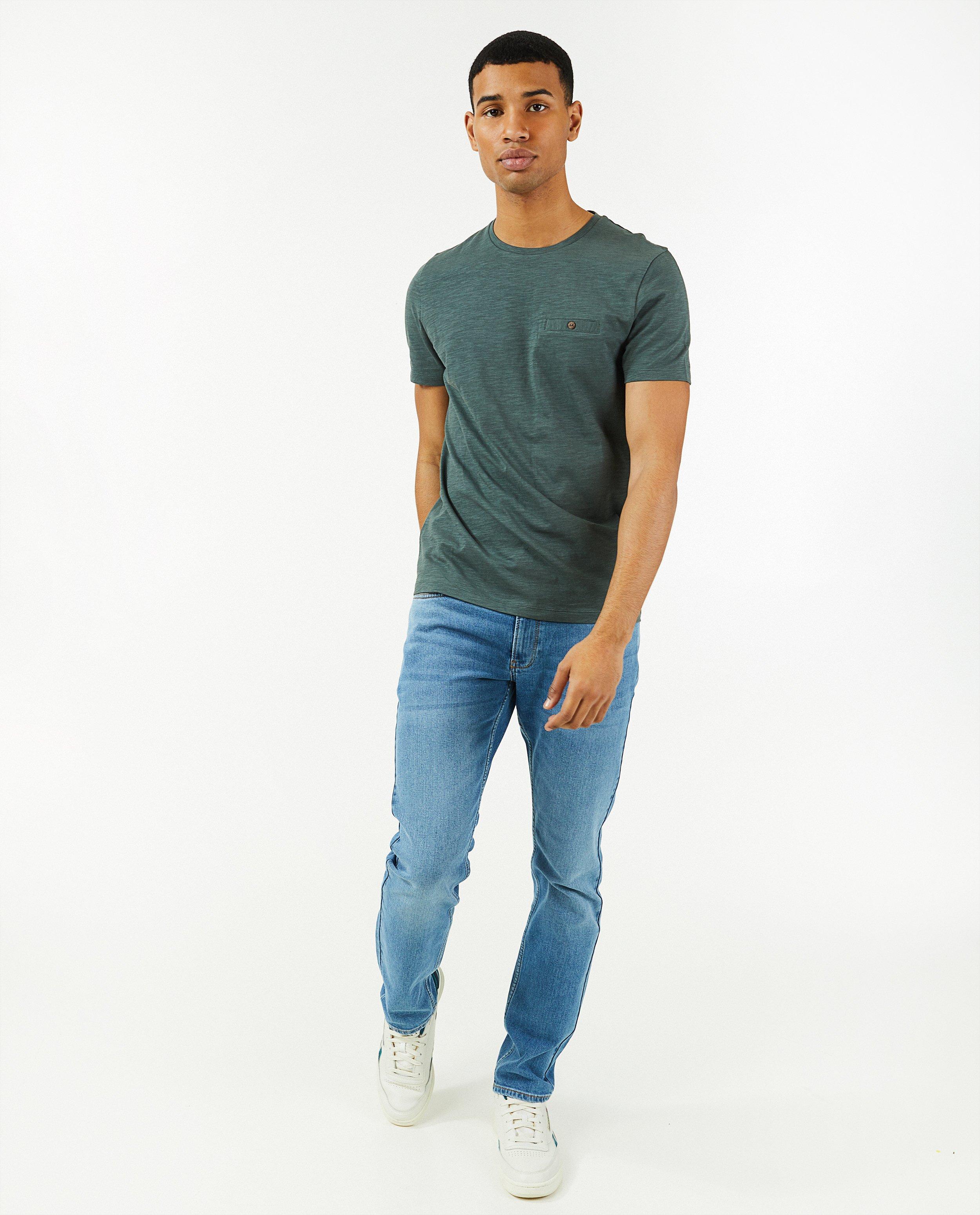Blauw T-shirt van biokatoen - null - Quarterback