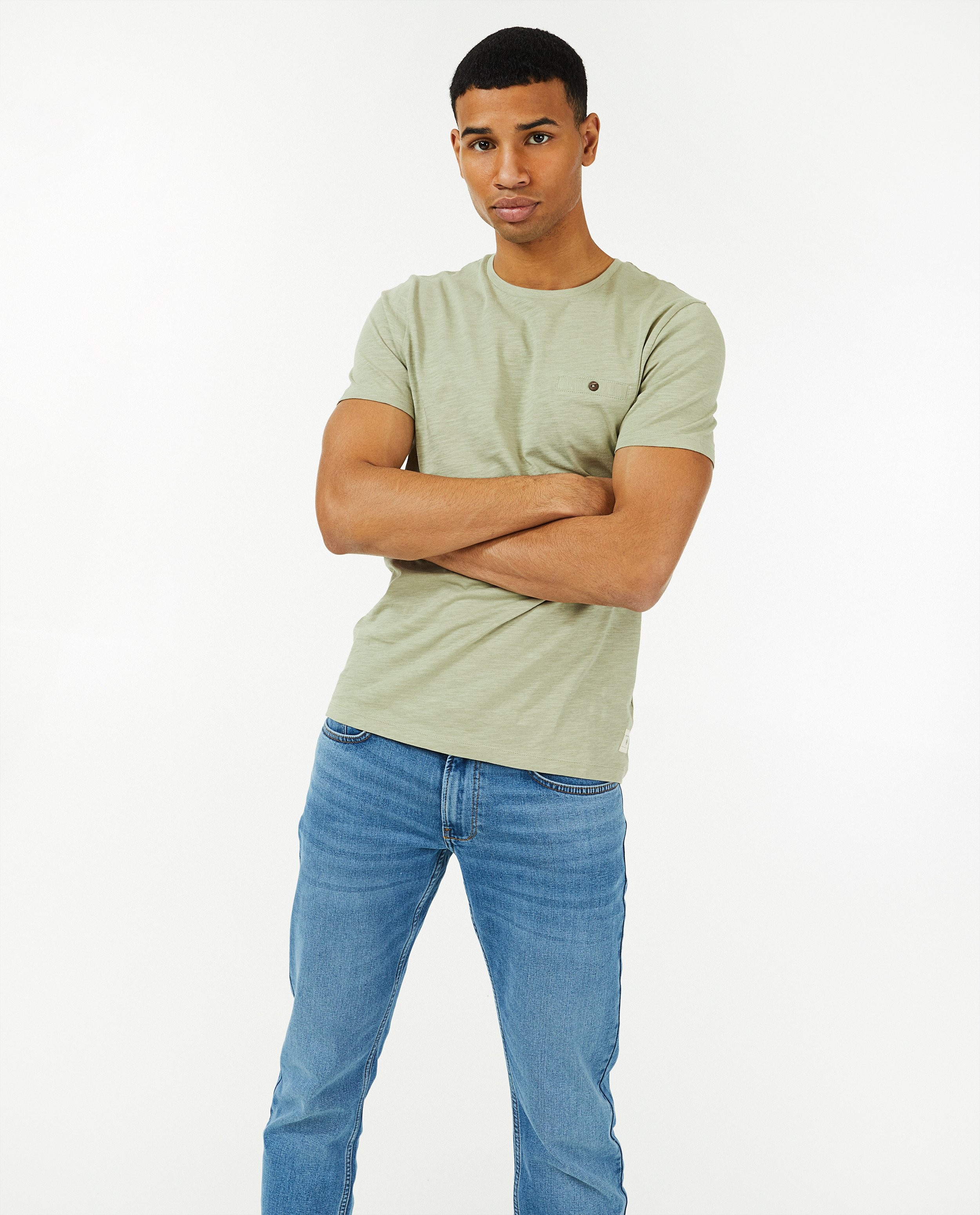T-shirts - Donkergrijs T-shirt van biokatoen