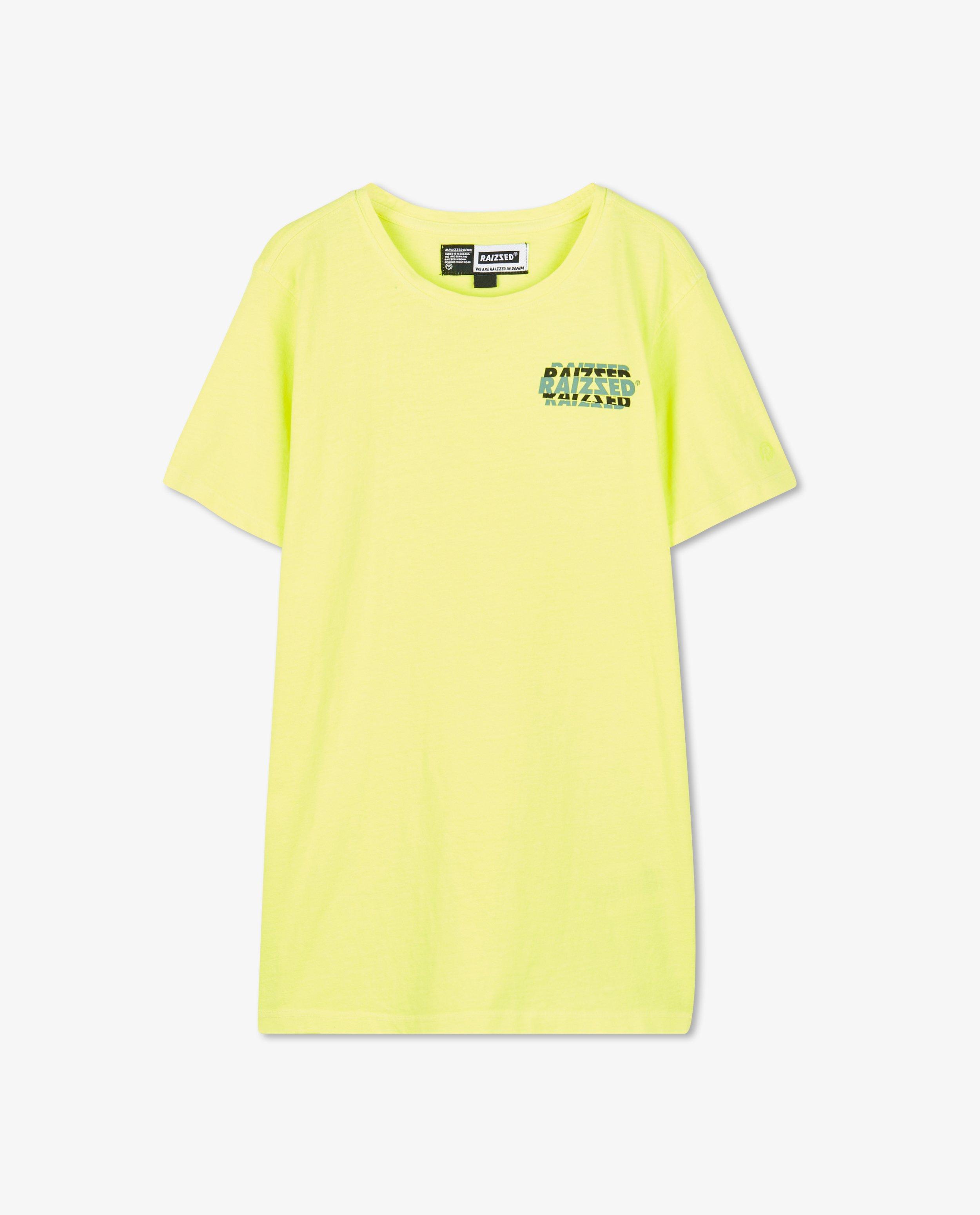 T-shirt vert fluo avec une inscription Raizzed - null - Raizzed