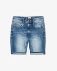 Short bleu en jeans avec fermeture boutonnée - null - Raizzed