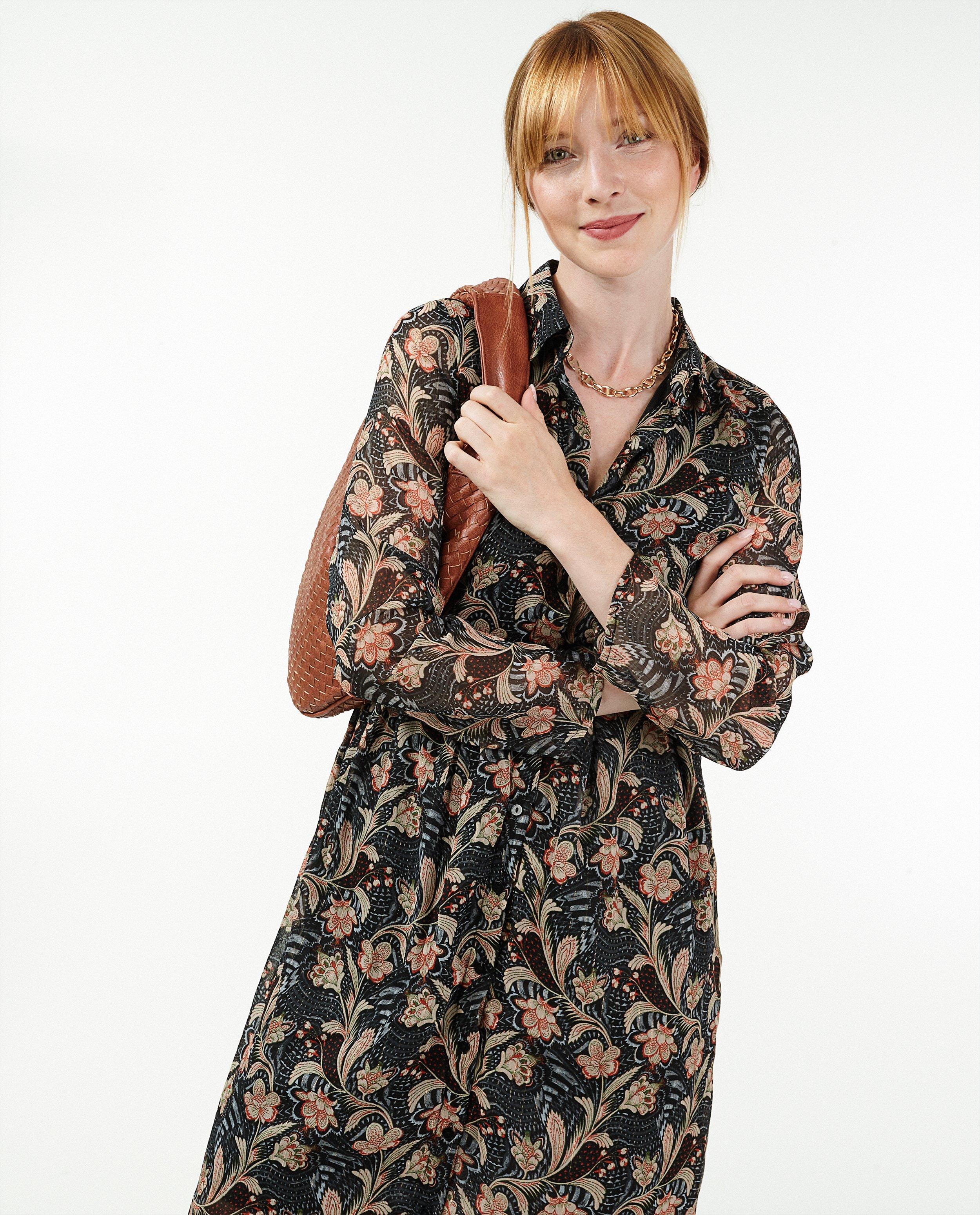 Robes - Robe à imprimé intégral