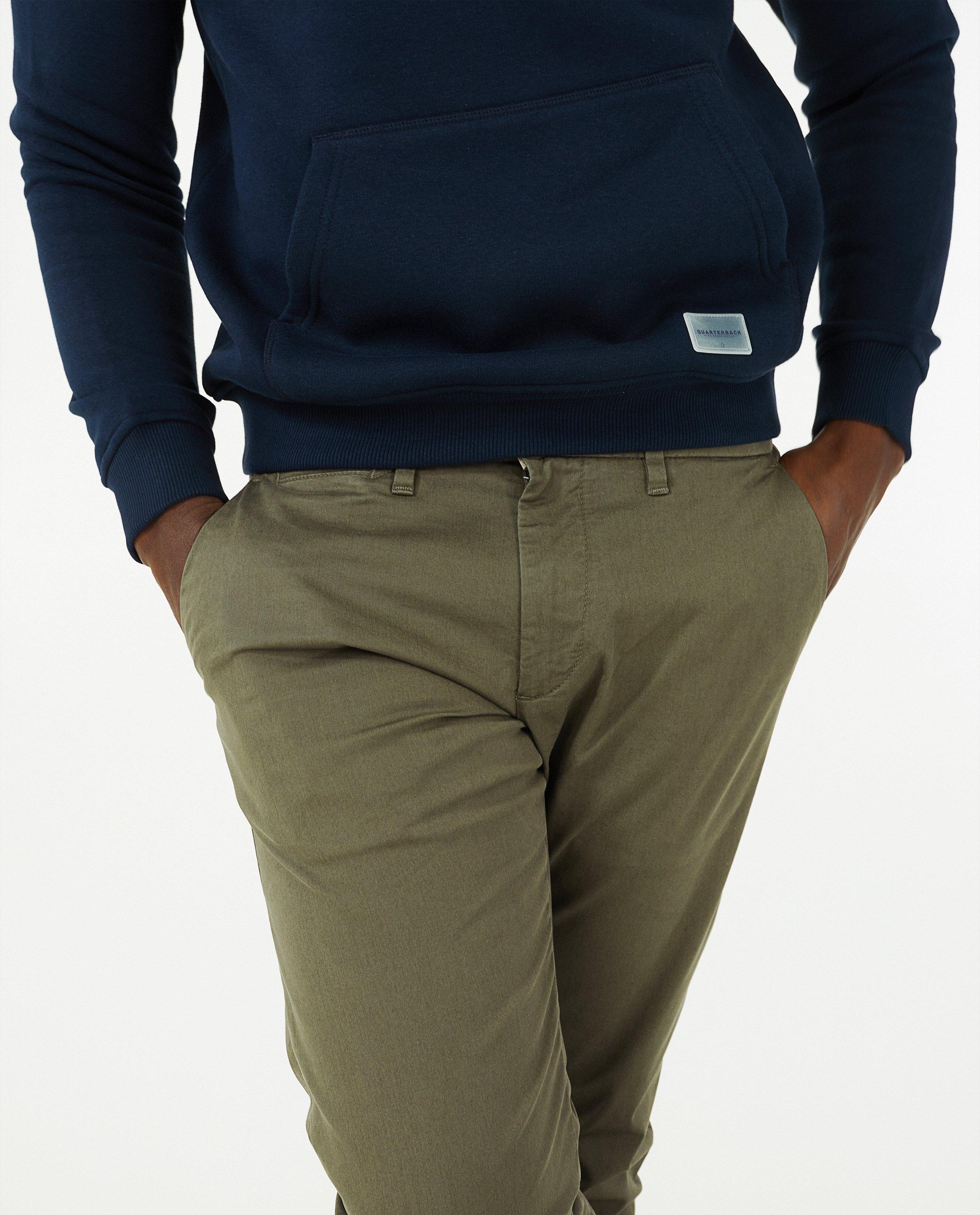 Pantalons - Chino vert slim fit Matthew