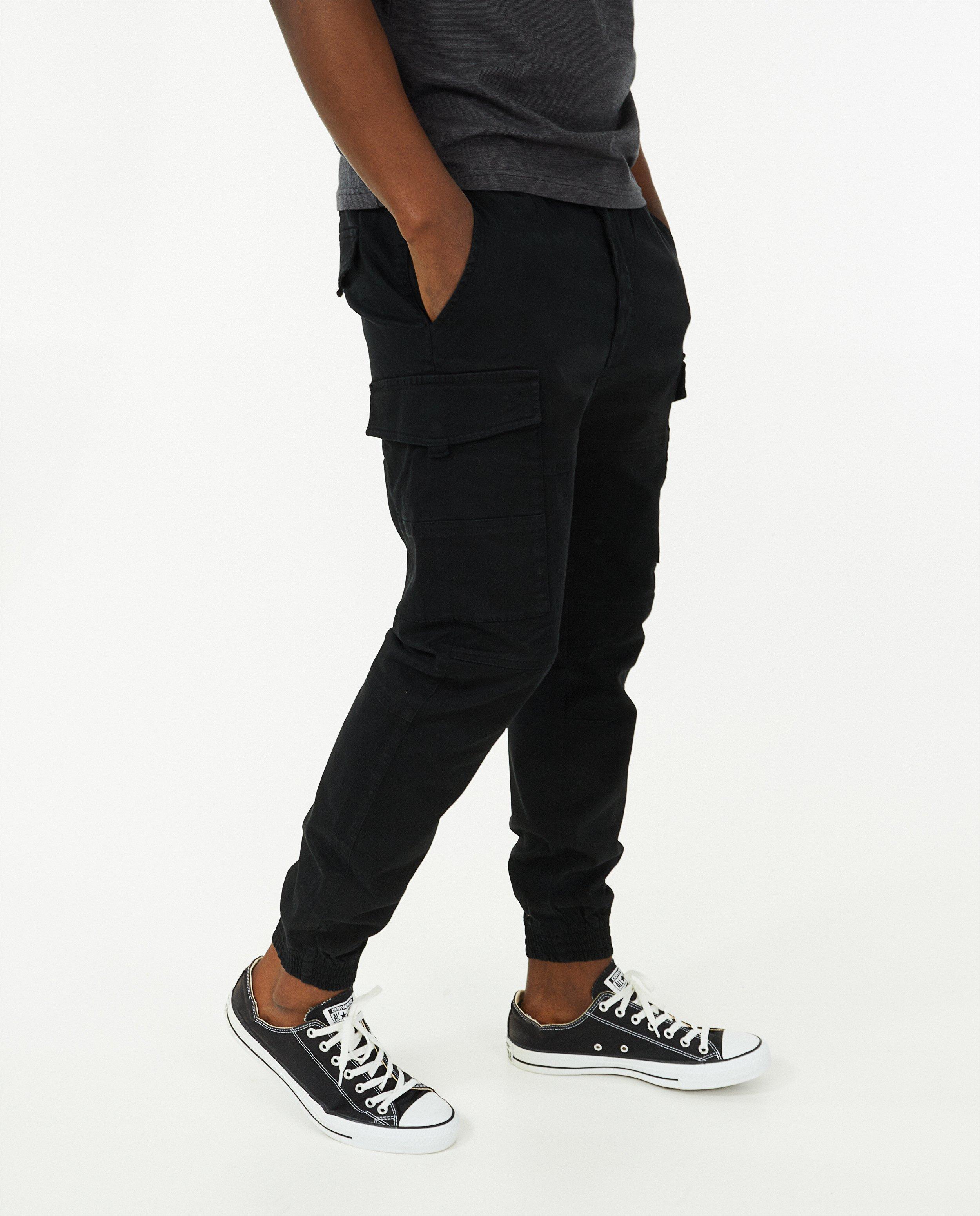 Broeken - Beige cargo broek