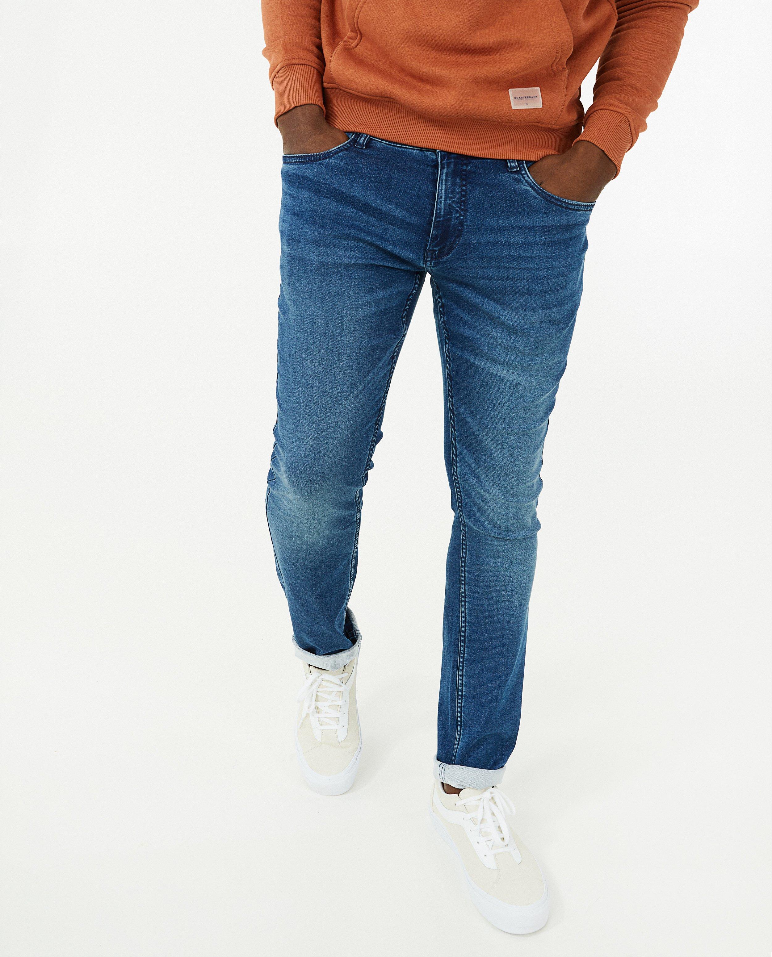 Jeans - Jeans slim en sweat denim Smith